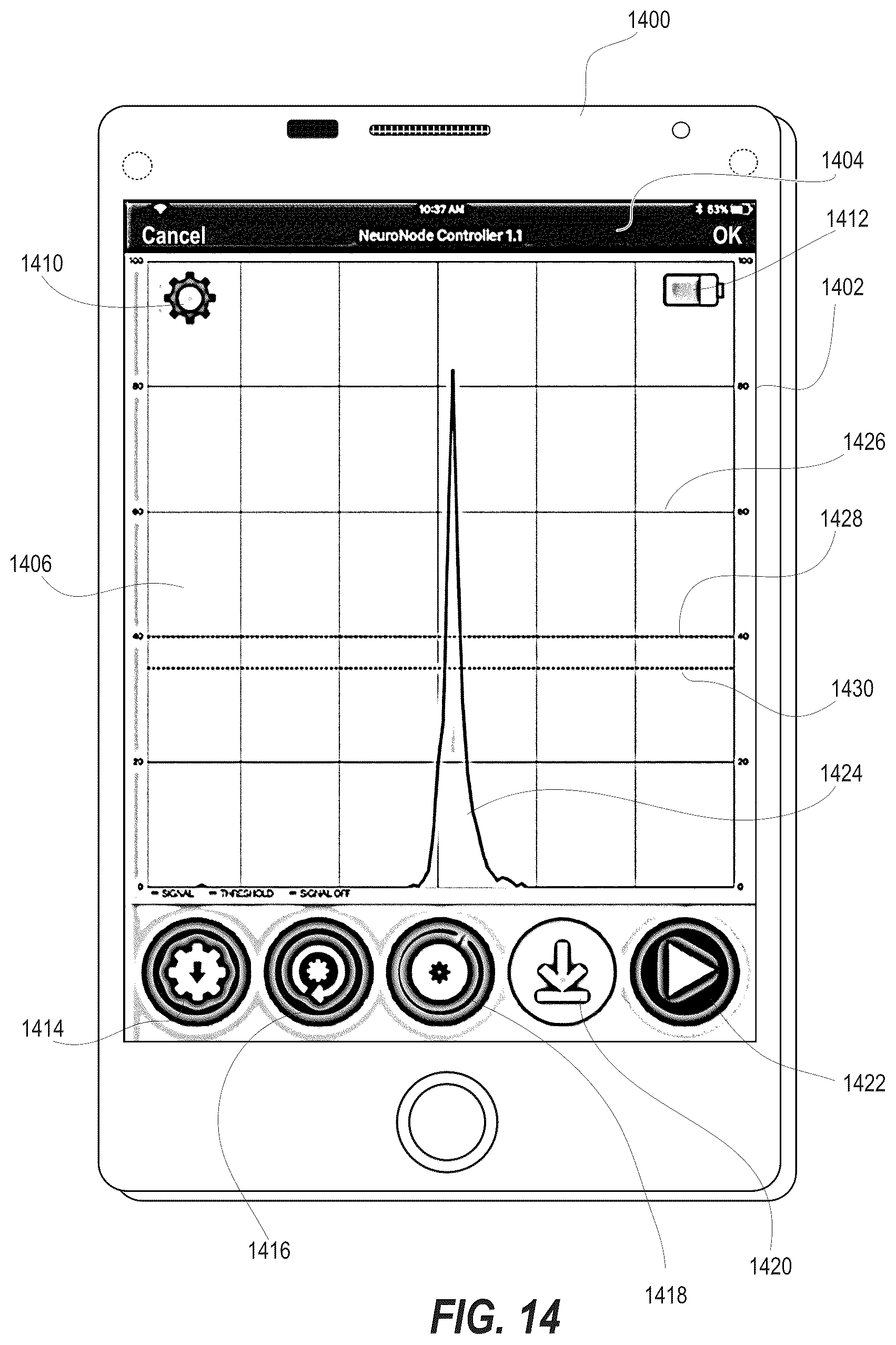 Patent US12455623 Figure 11 – Multiple switching electromyography (EMG) assistive communications device