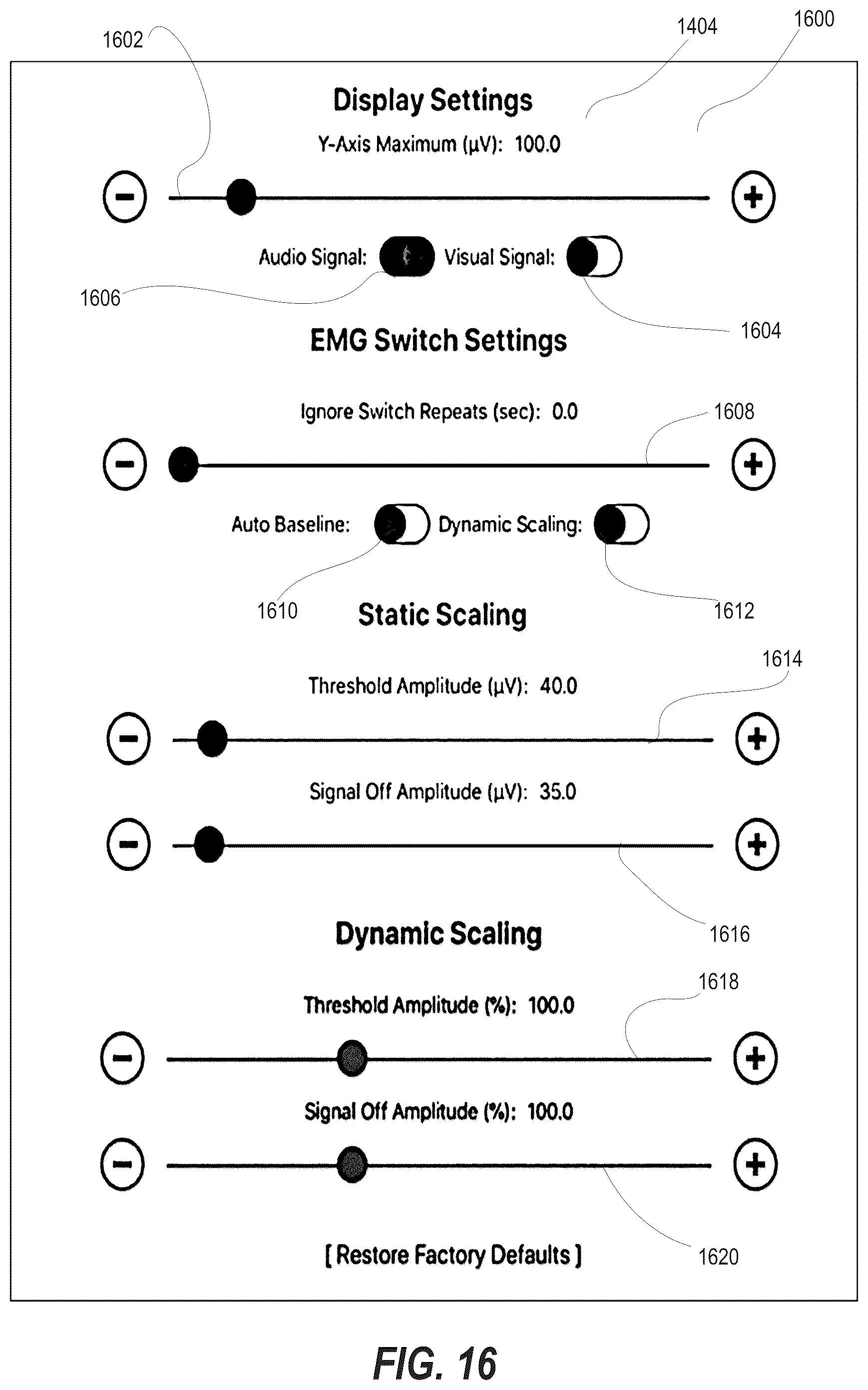 Patent US12455623 Figure 13 – Multiple switching electromyography (EMG) assistive communications device