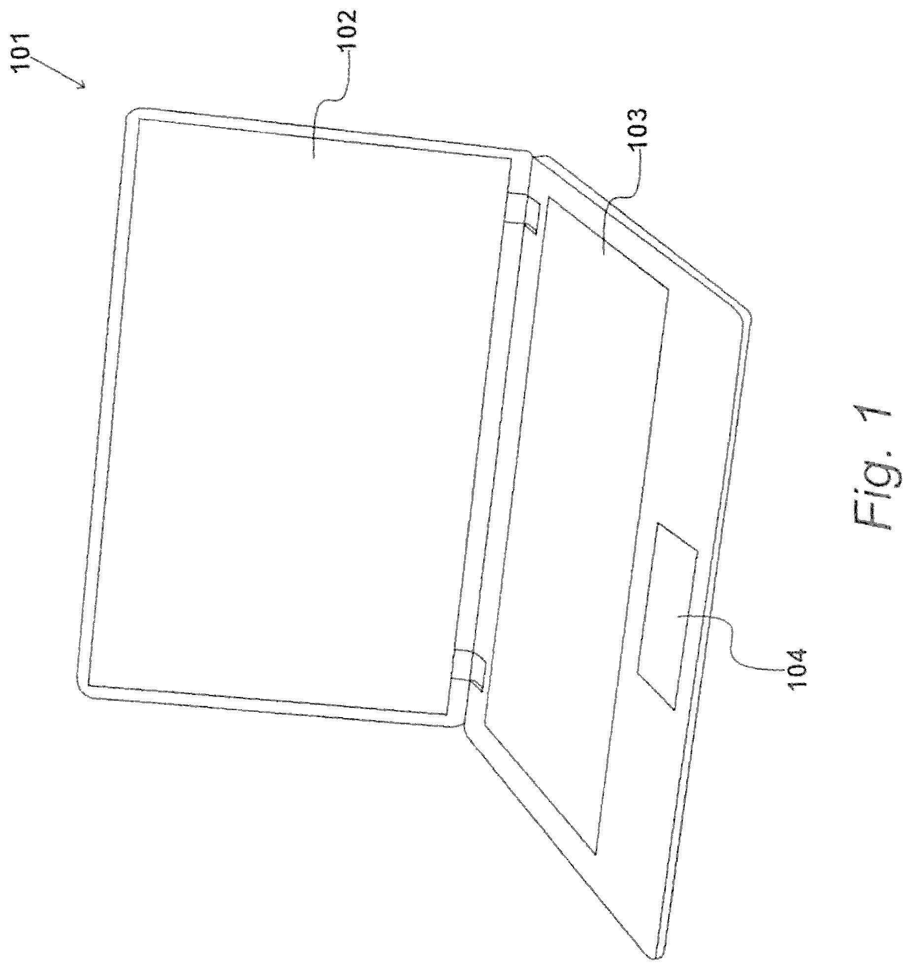 Patent US12455626 Figure 1 – Touch pad