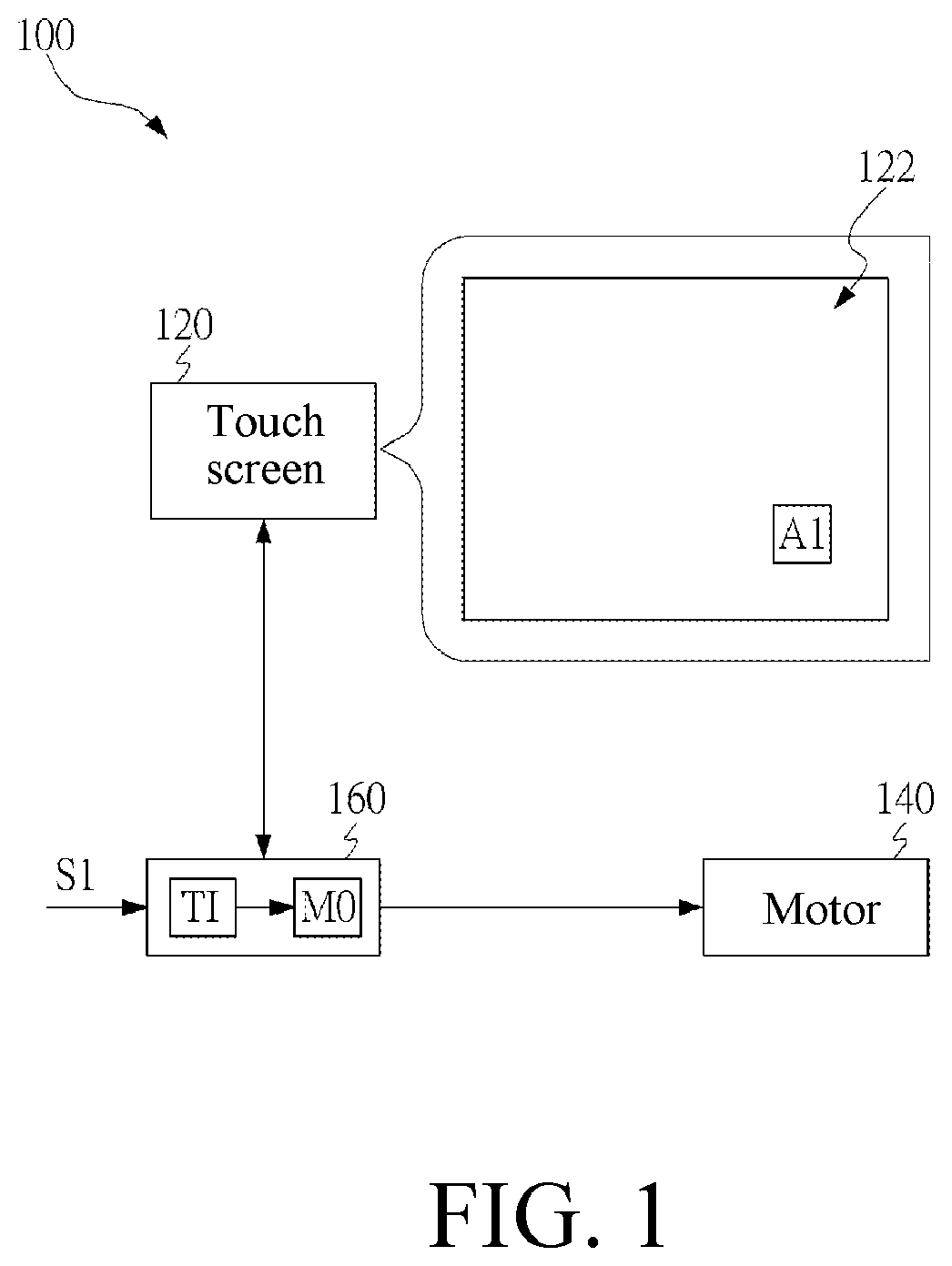 Patent US12455627 — Vibration control method for electronic device — Figure 1