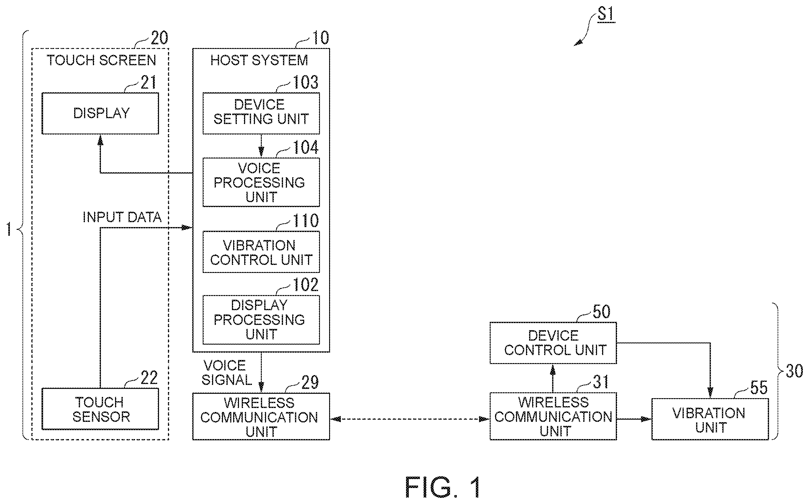 Patent US12455628 Figure 1 – Information processing system