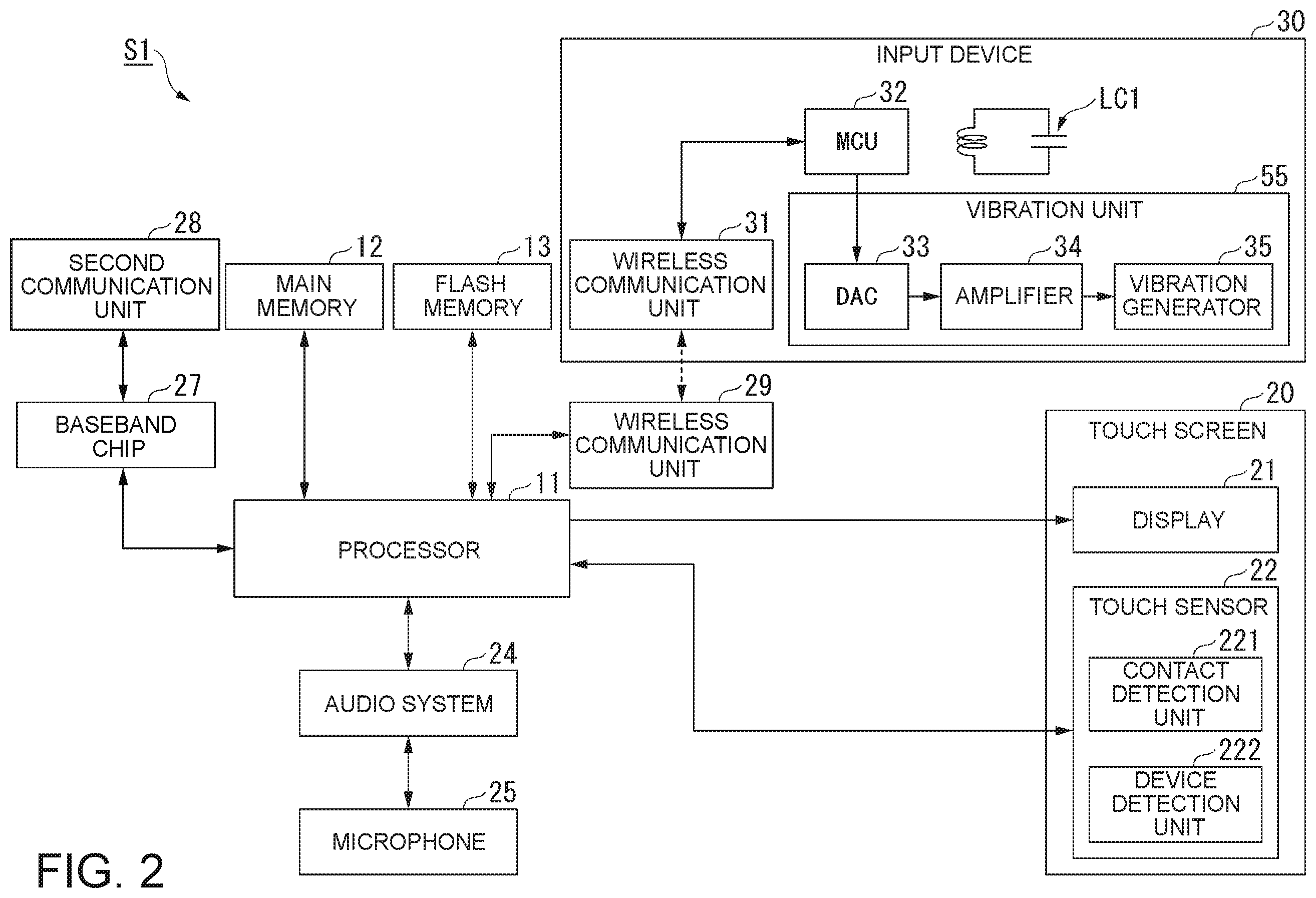 Patent US12455628 Figure 2 – Information processing system