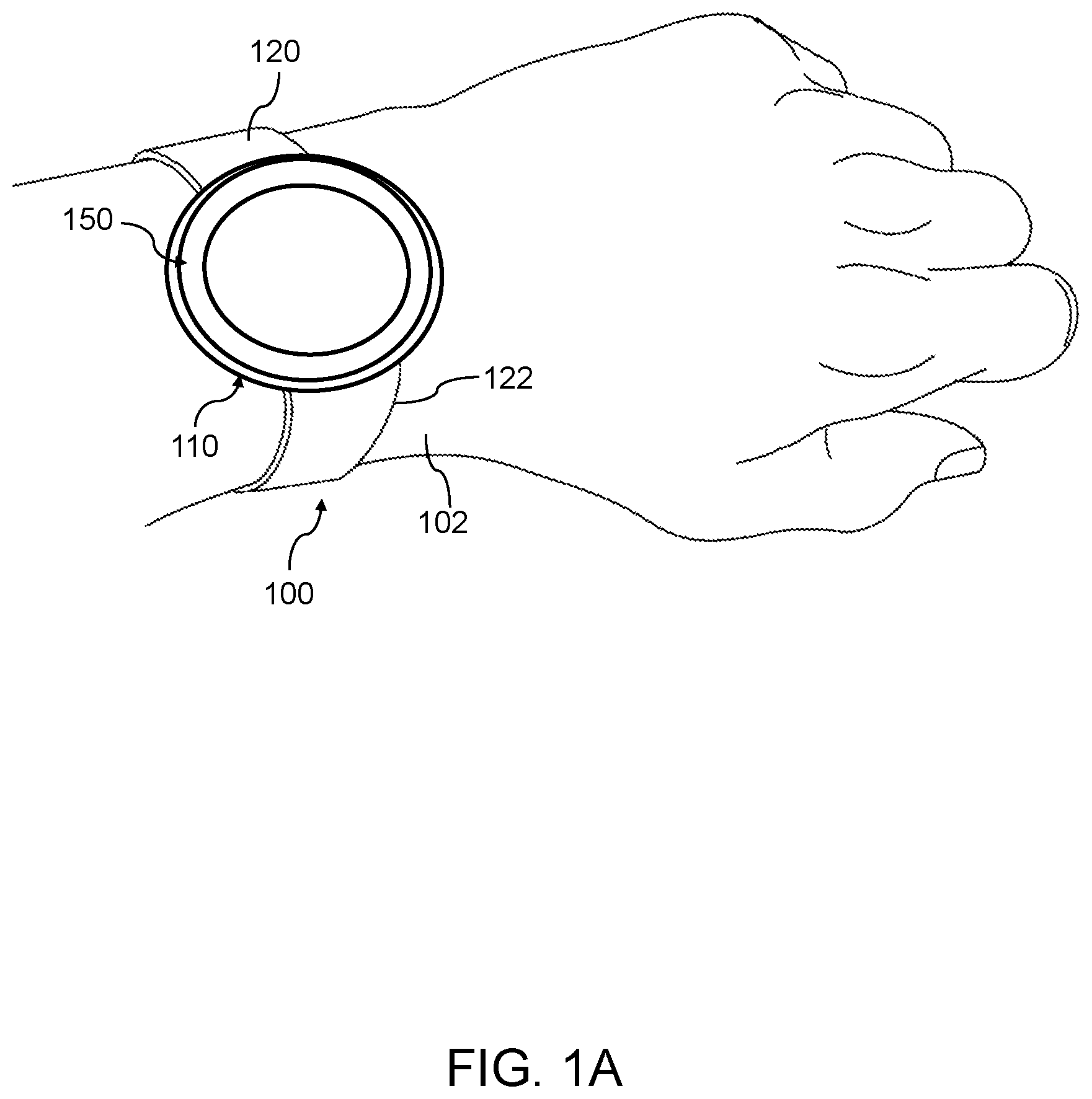 Patent US12455632 Figure 1 – Wearable device having gestures for proximate points of interest