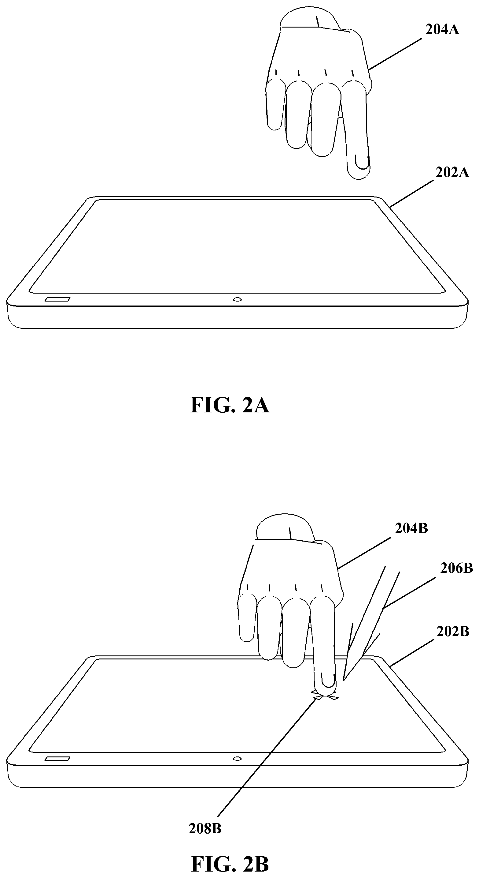 Patent US12455633 Figure 2 – Method and apparatus for applying free space input for surface constrained control