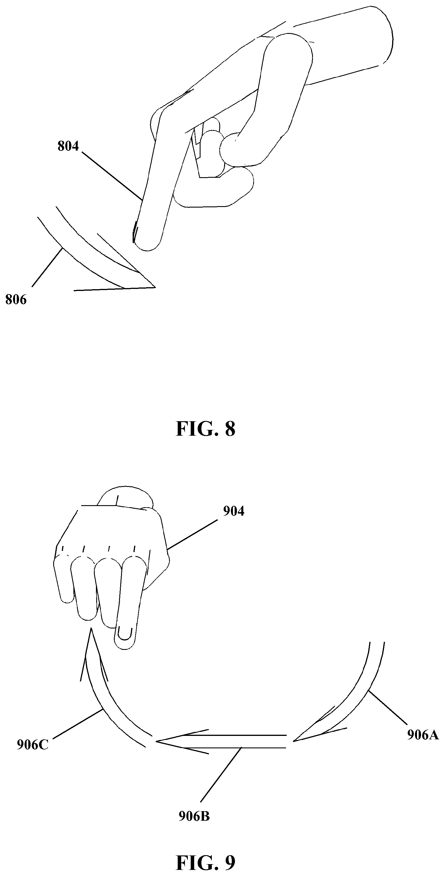 Patent US12455633 Figure 7 – Method and apparatus for applying free space input for surface constrained control