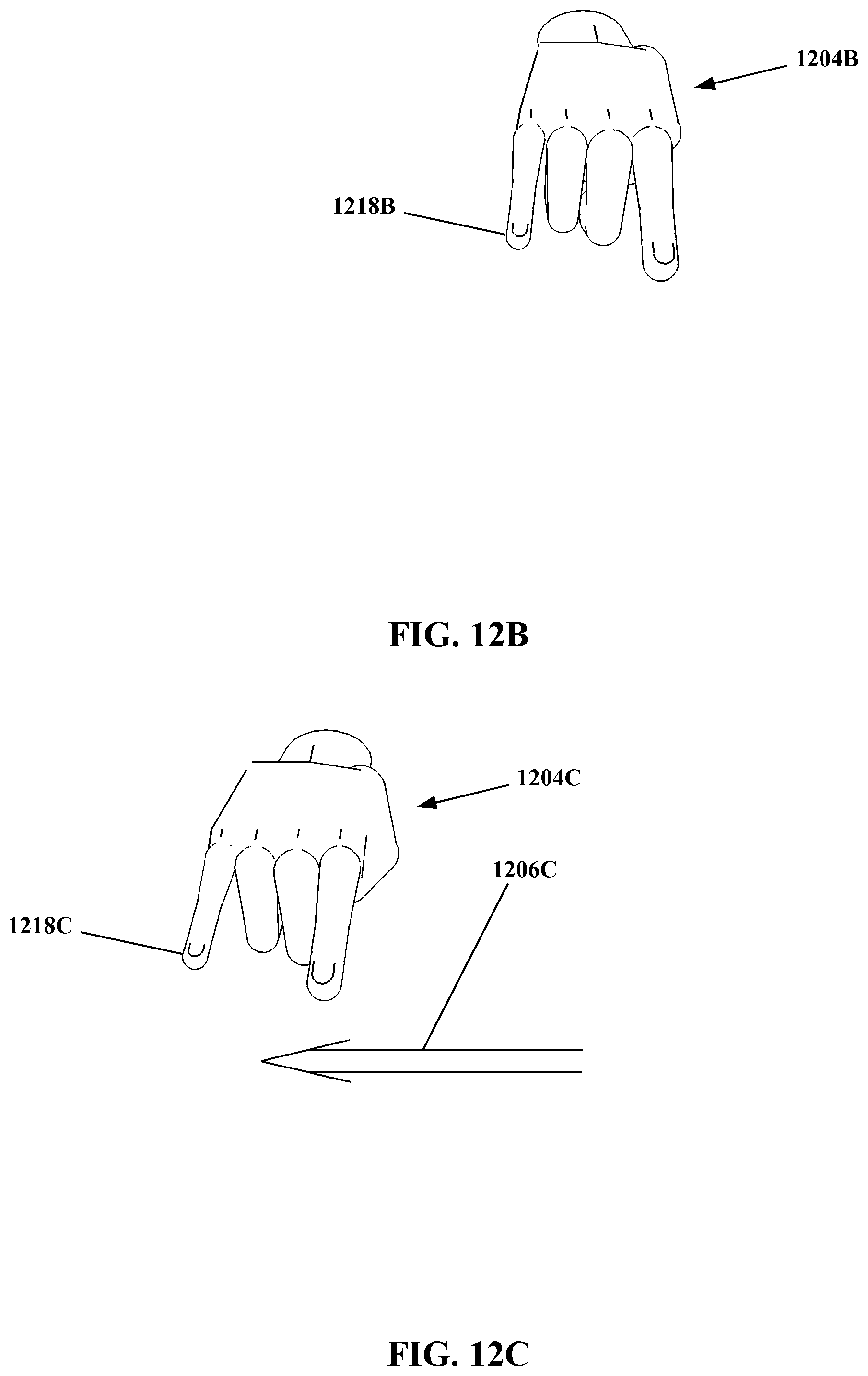 Patent US12455633 Figure 11 – Method and apparatus for applying free space input for surface constrained control