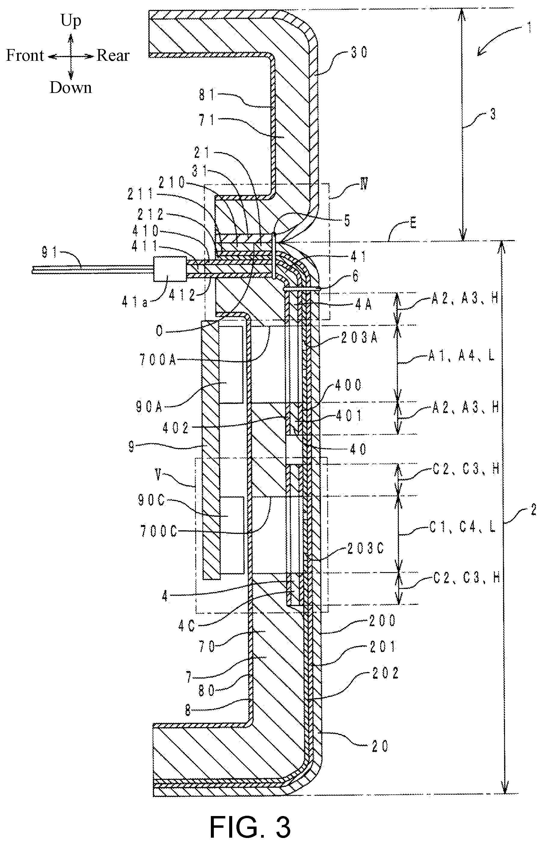 Patent US12455634 Figure 3 – Interior member
