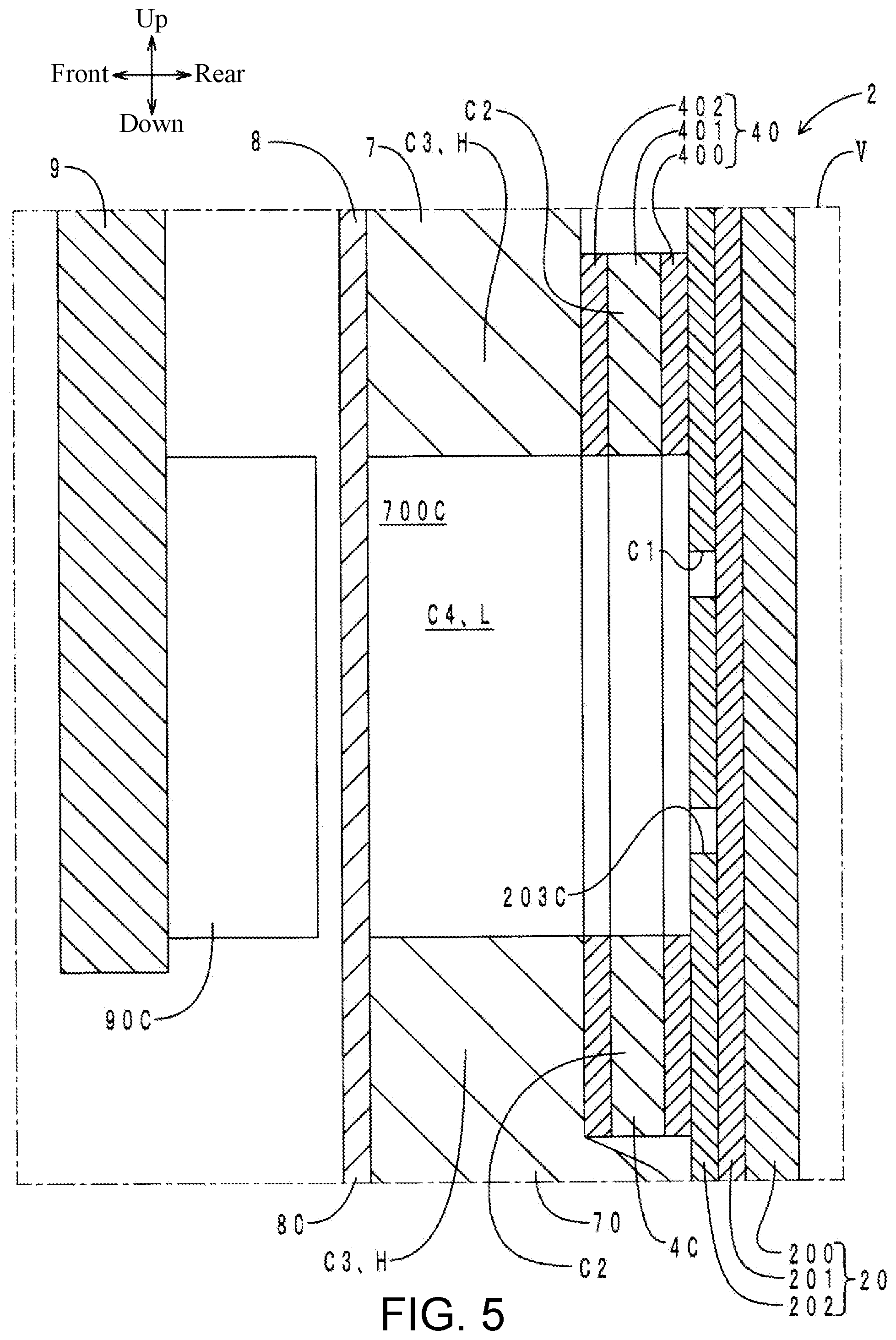 Patent US12455634 Figure 5 – Interior member
