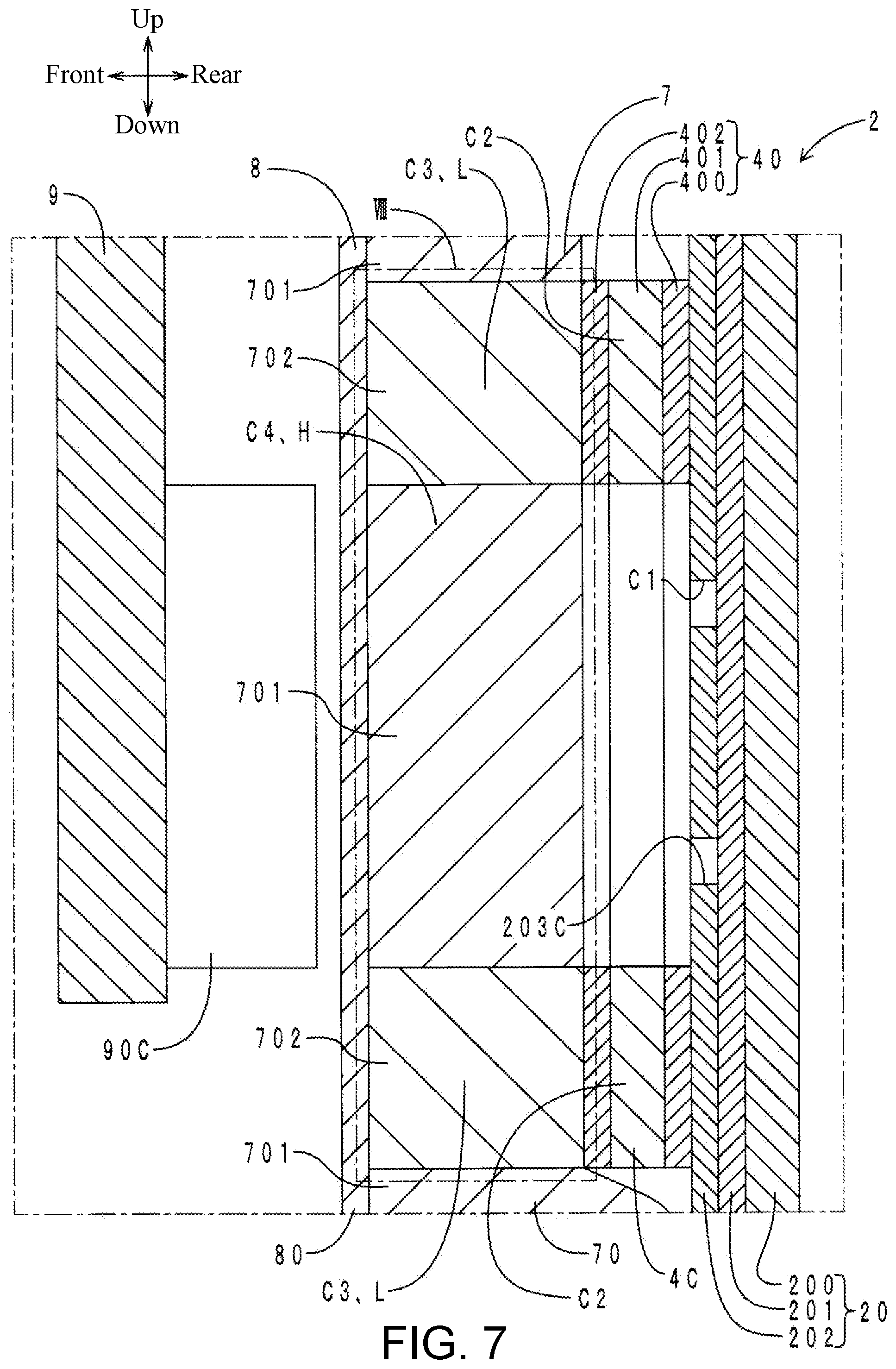 Patent US12455634 Figure 7 – Interior member