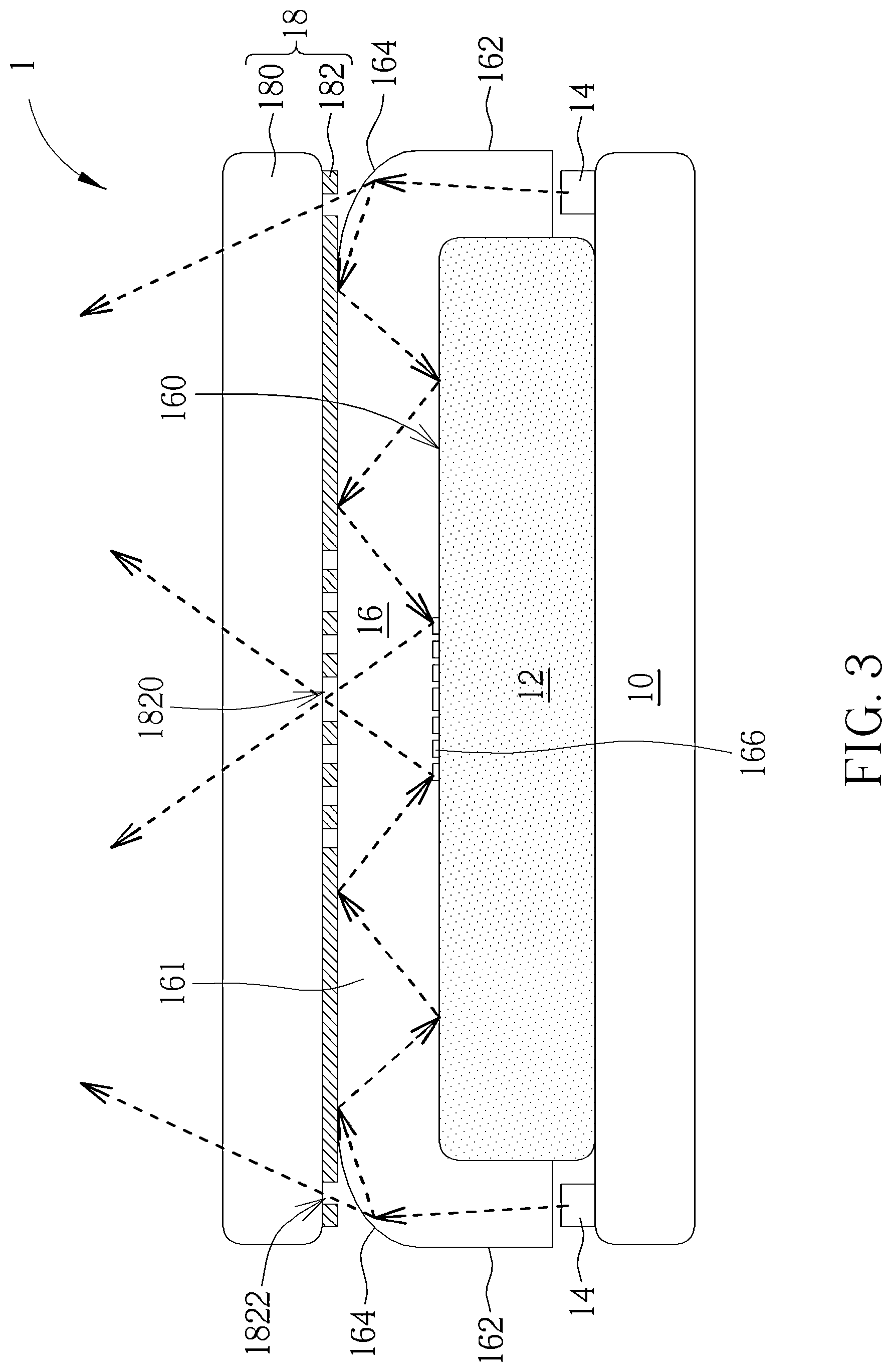 Patent US12455635 Figure 3 – Illuminated sensing key