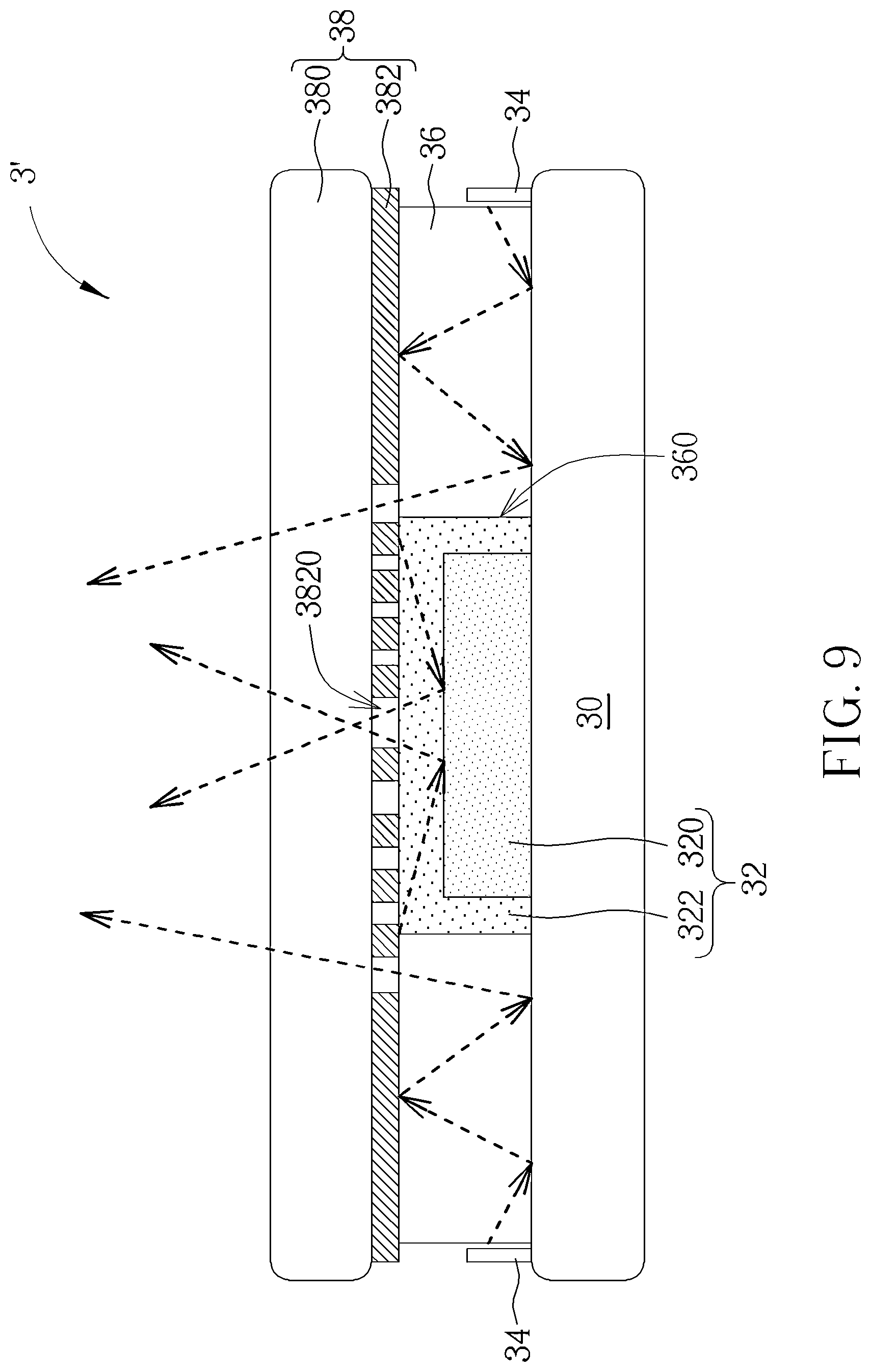 Patent US12455635 Figure 9 – Illuminated sensing key