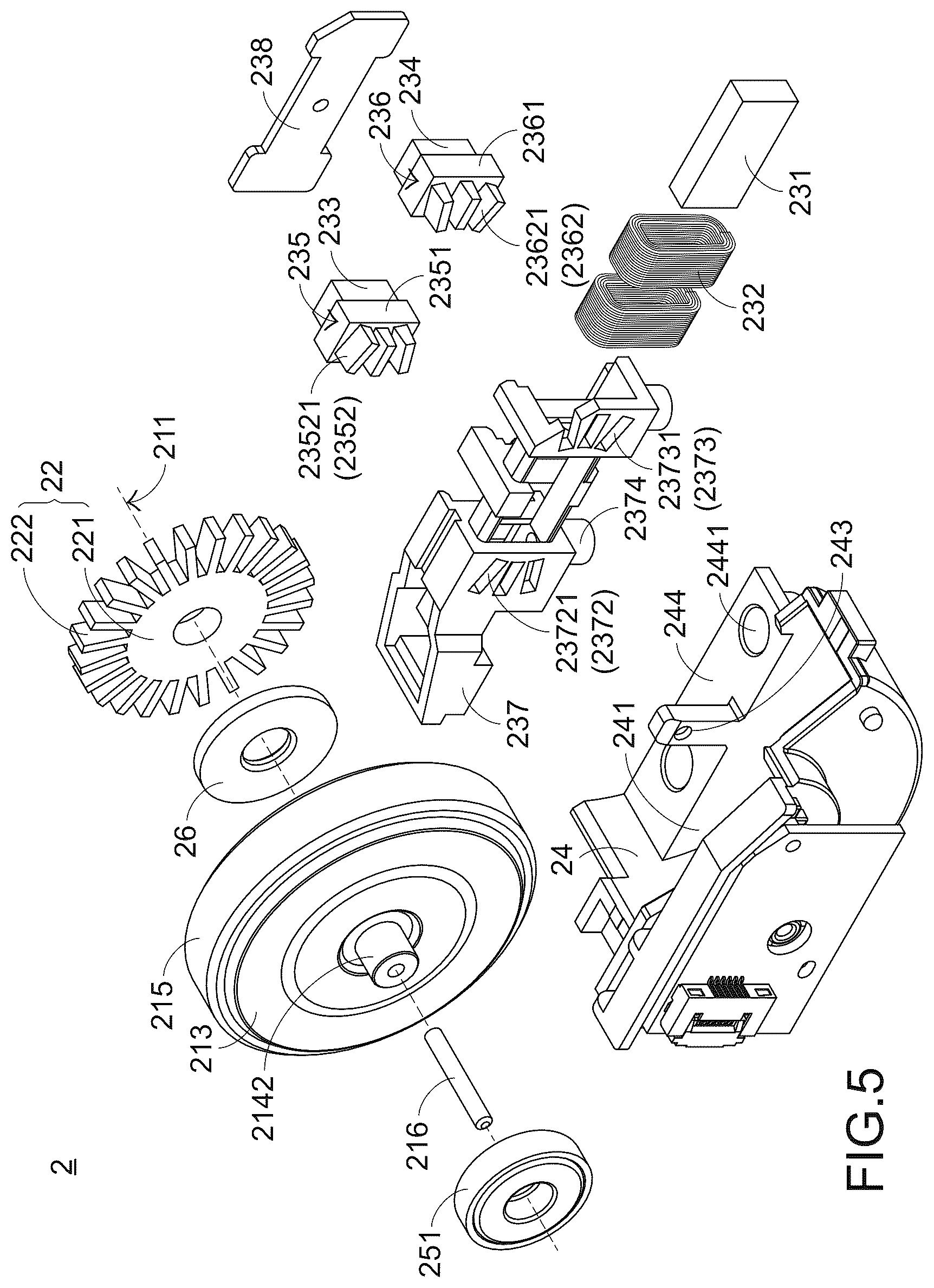 Patent US12455638 Figure 5 – Roller module