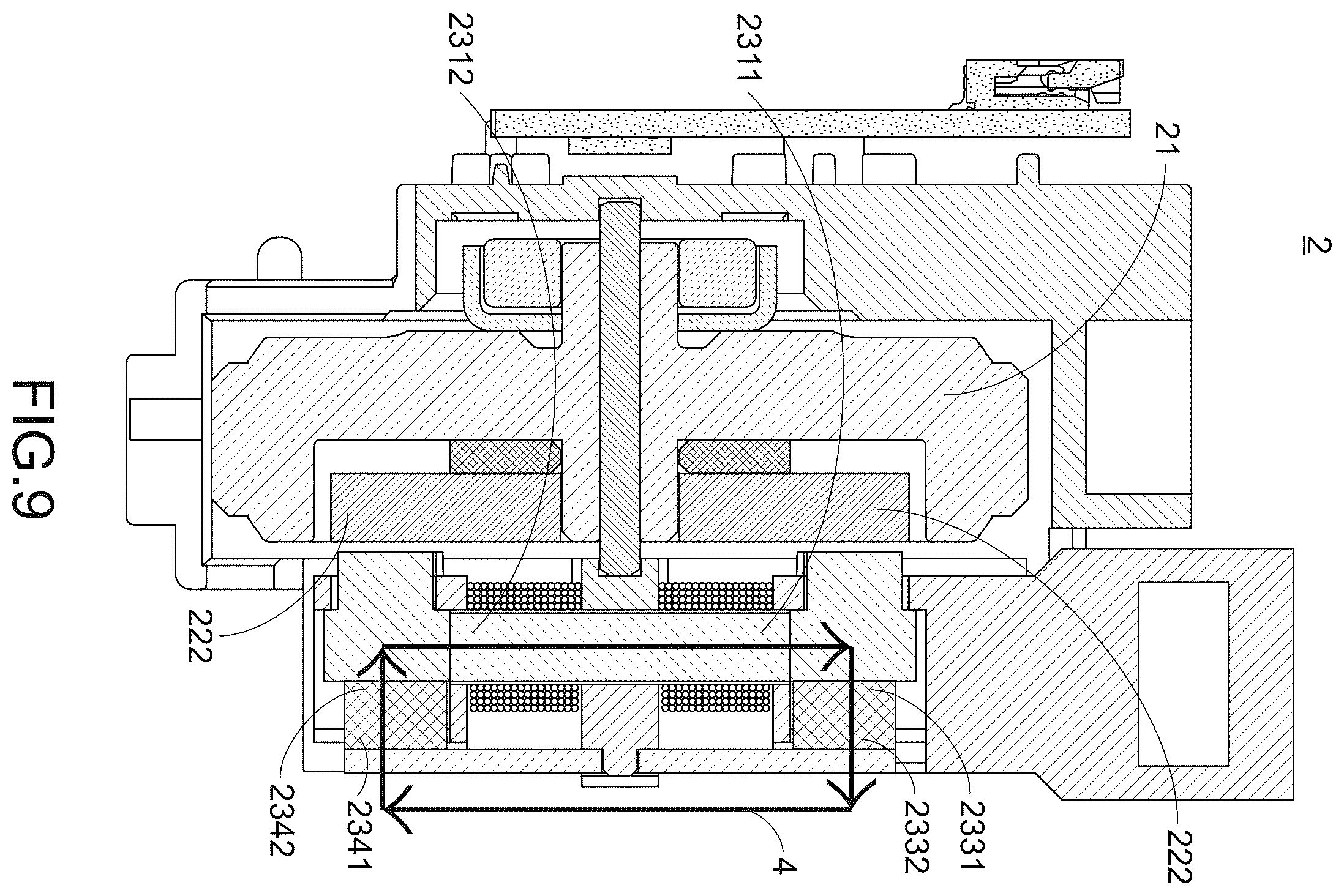 Patent US12455638 Figure 9 – Roller module