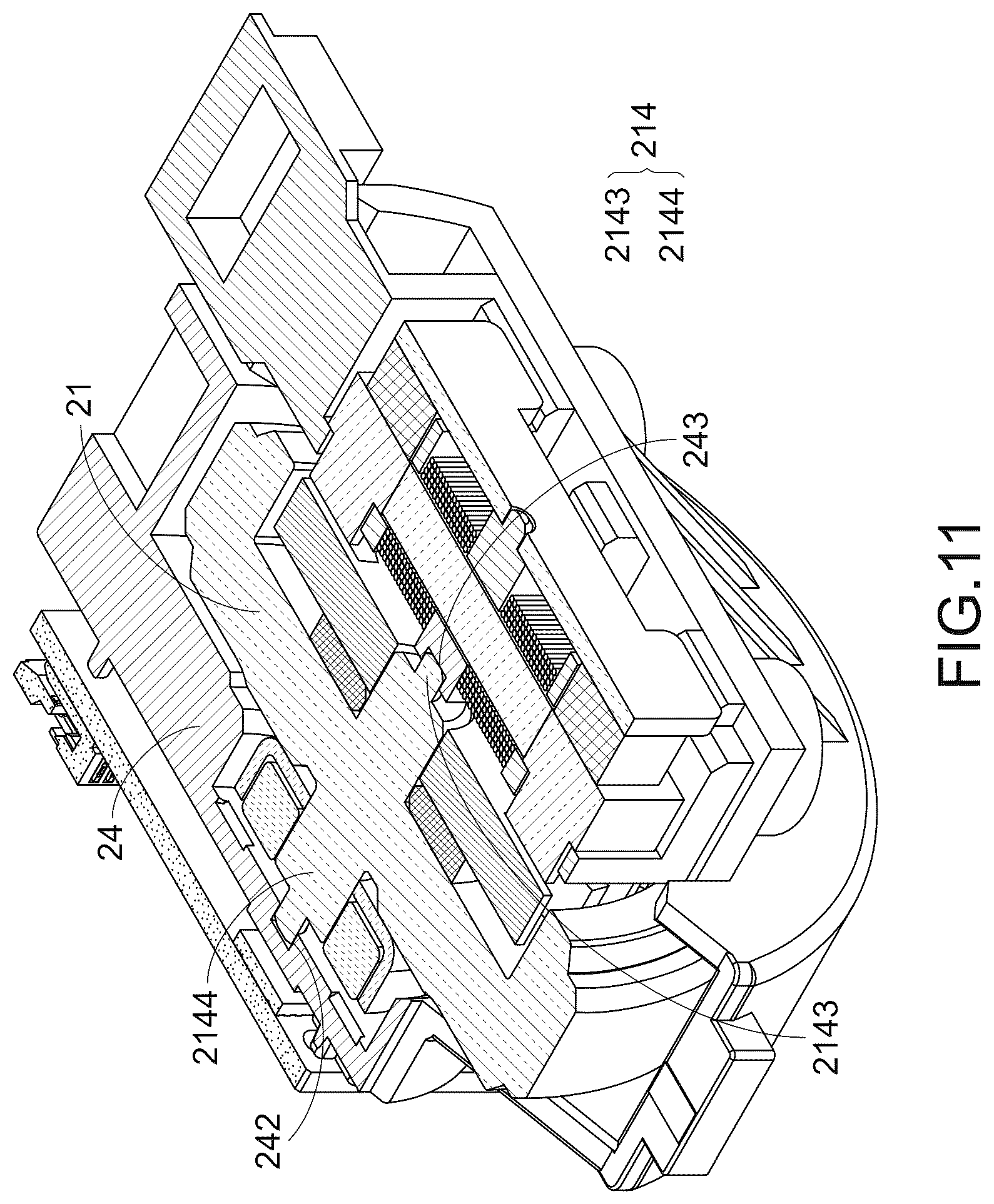 Patent US12455638 Figure 11 – Roller module