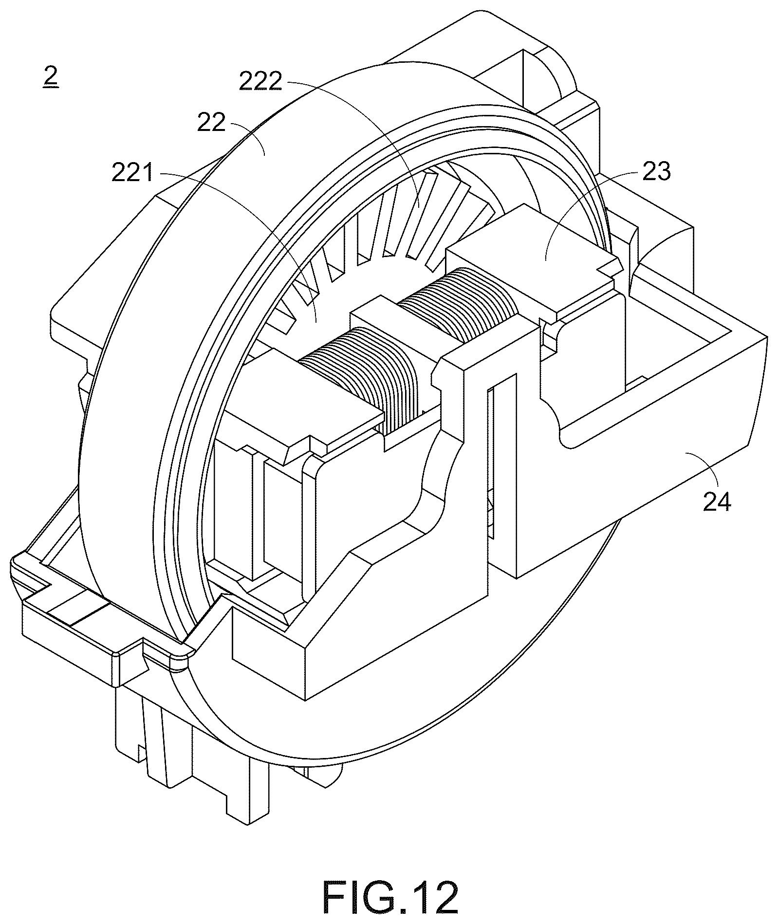 Patent US12455638 Figure 12 – Roller module