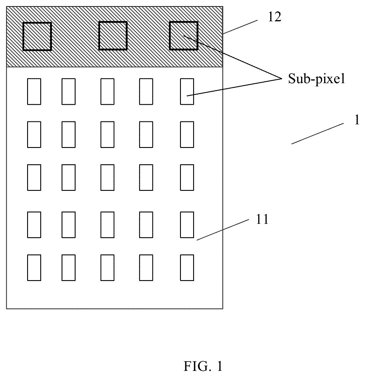 Patent US12455643 — Display panel and display device — Figure 1