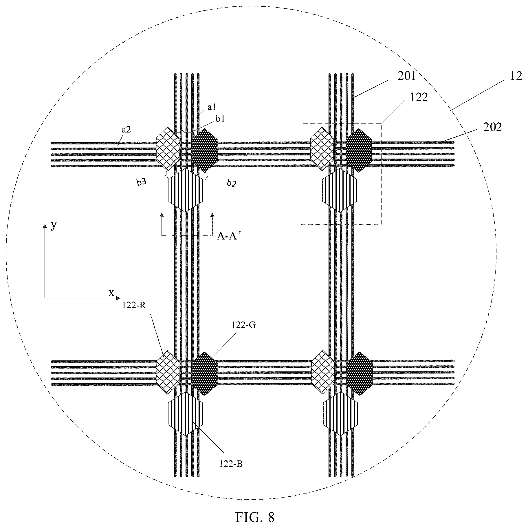 Patent US12455643 Figure 9 – Display panel and display device