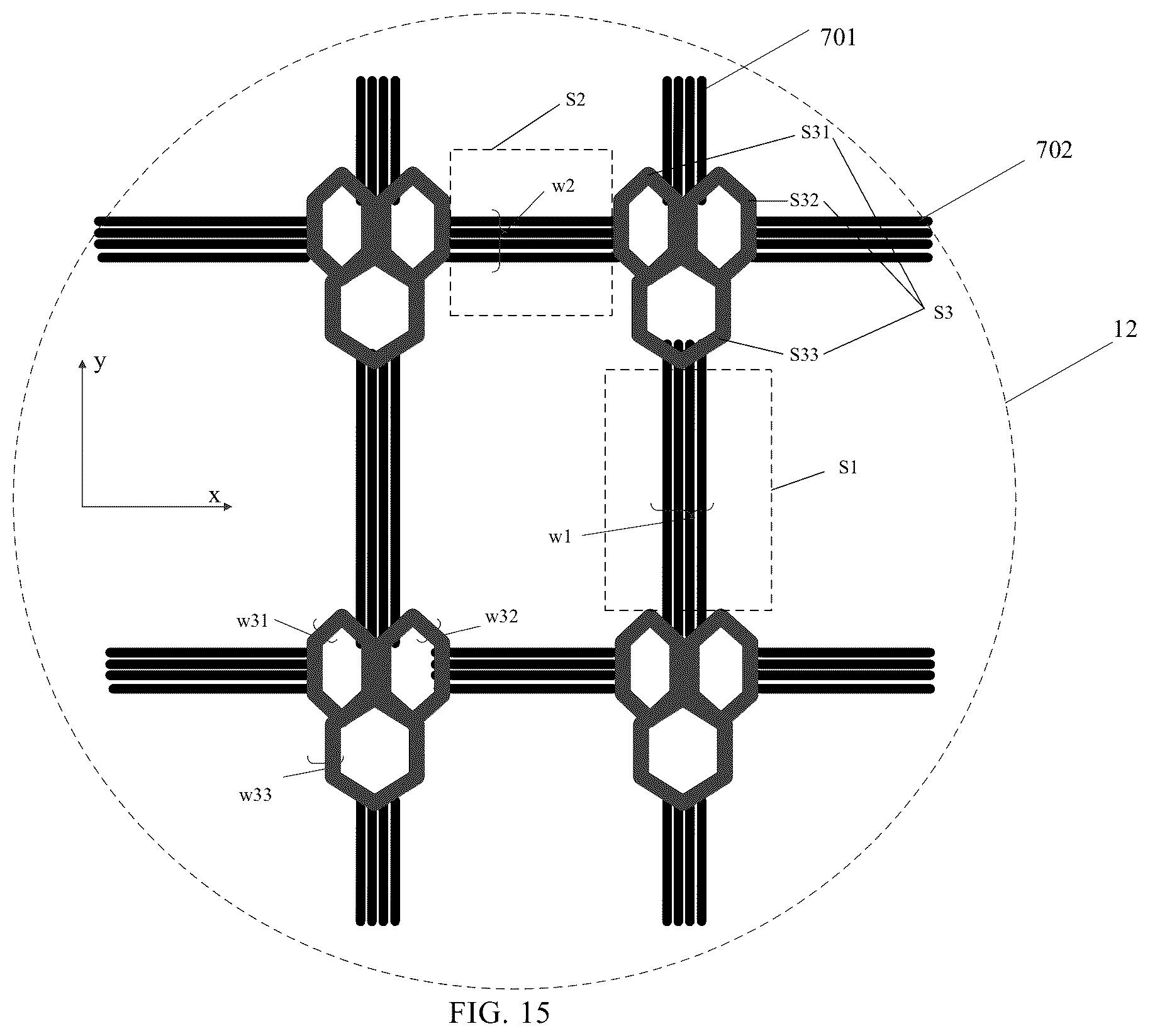 Patent US12455643 Figure 15 – Display panel and display device