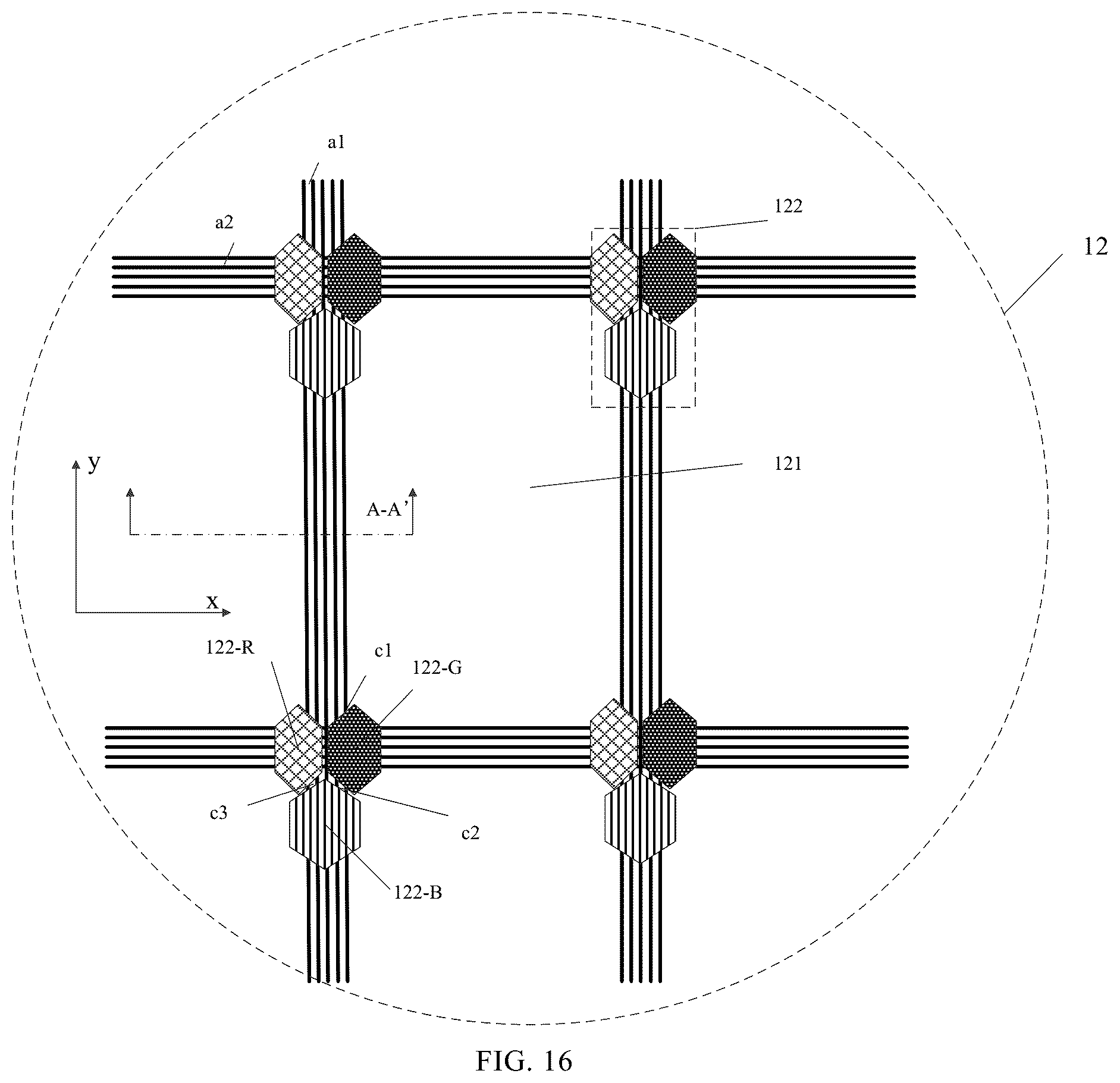 Patent US12455643 Figure 16 – Display panel and display device