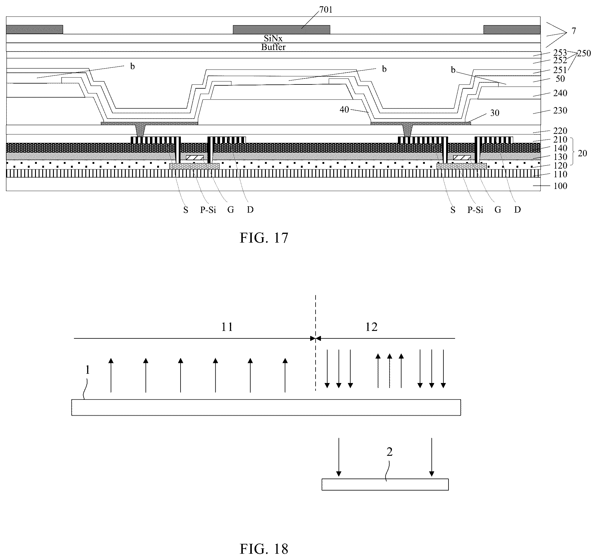 Patent US12455643 Figure 17 – Display panel and display device