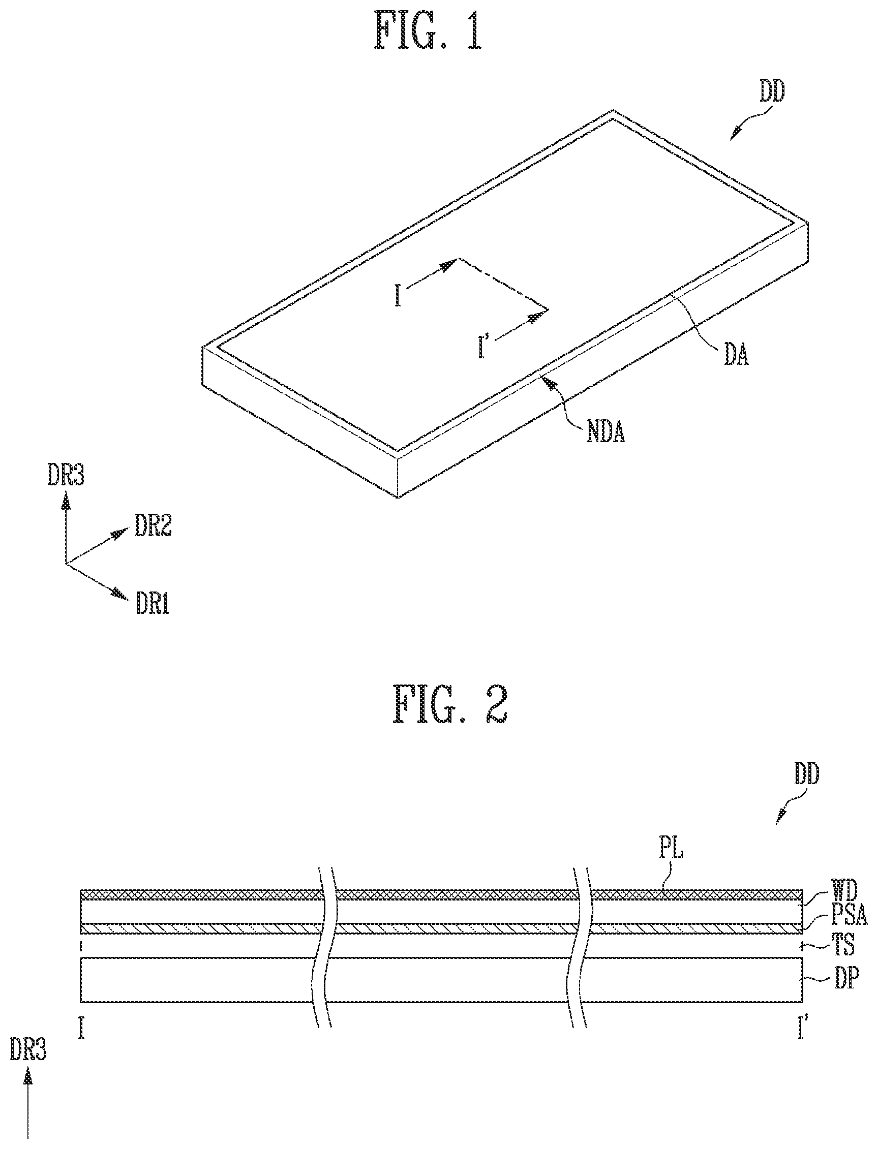 Patent US12455650 — Display device and sensor device — Figure 1