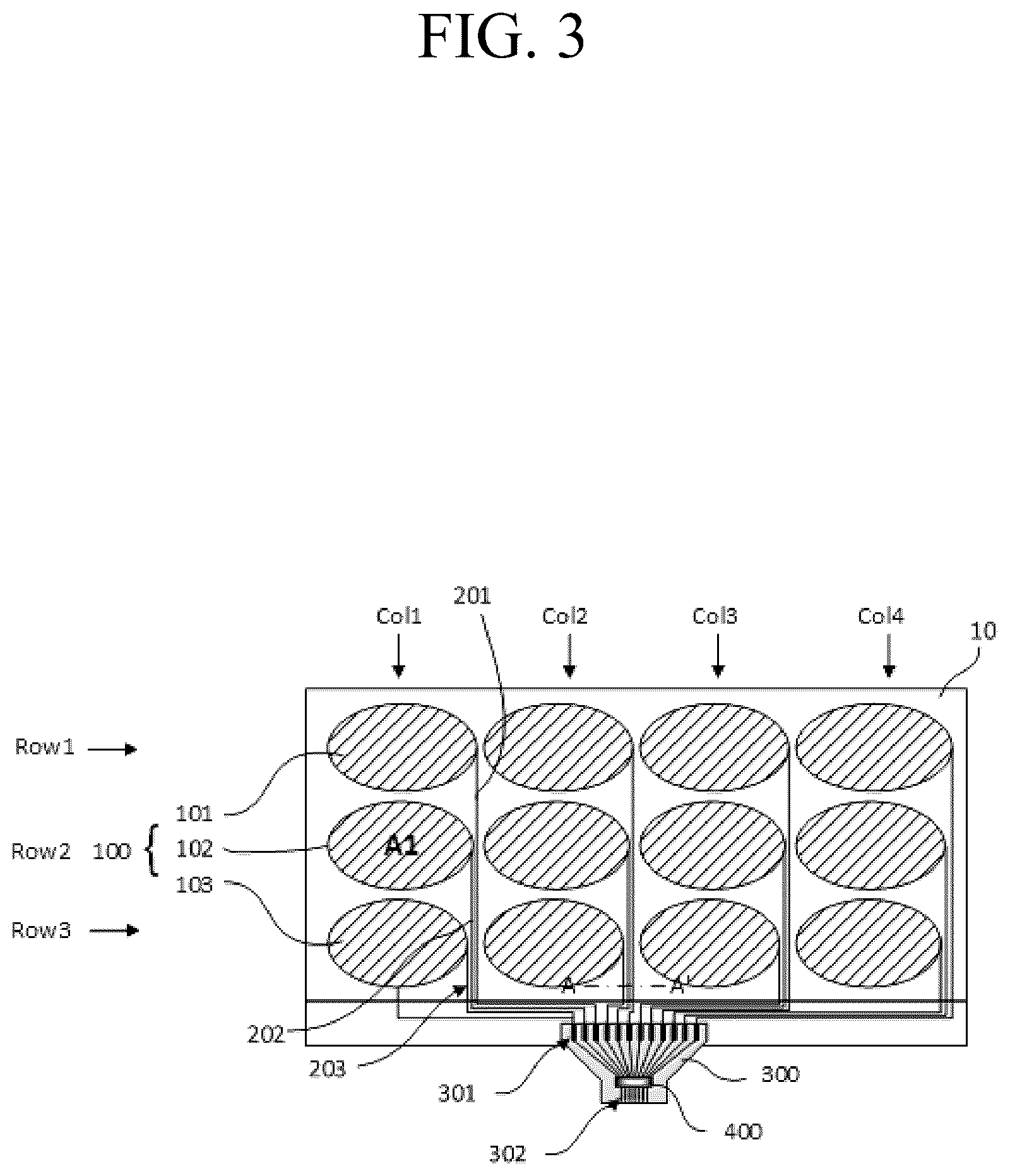 Patent US12455651 Figure 3 – Reduction of capacitance and forcing of different voltages for capacitor