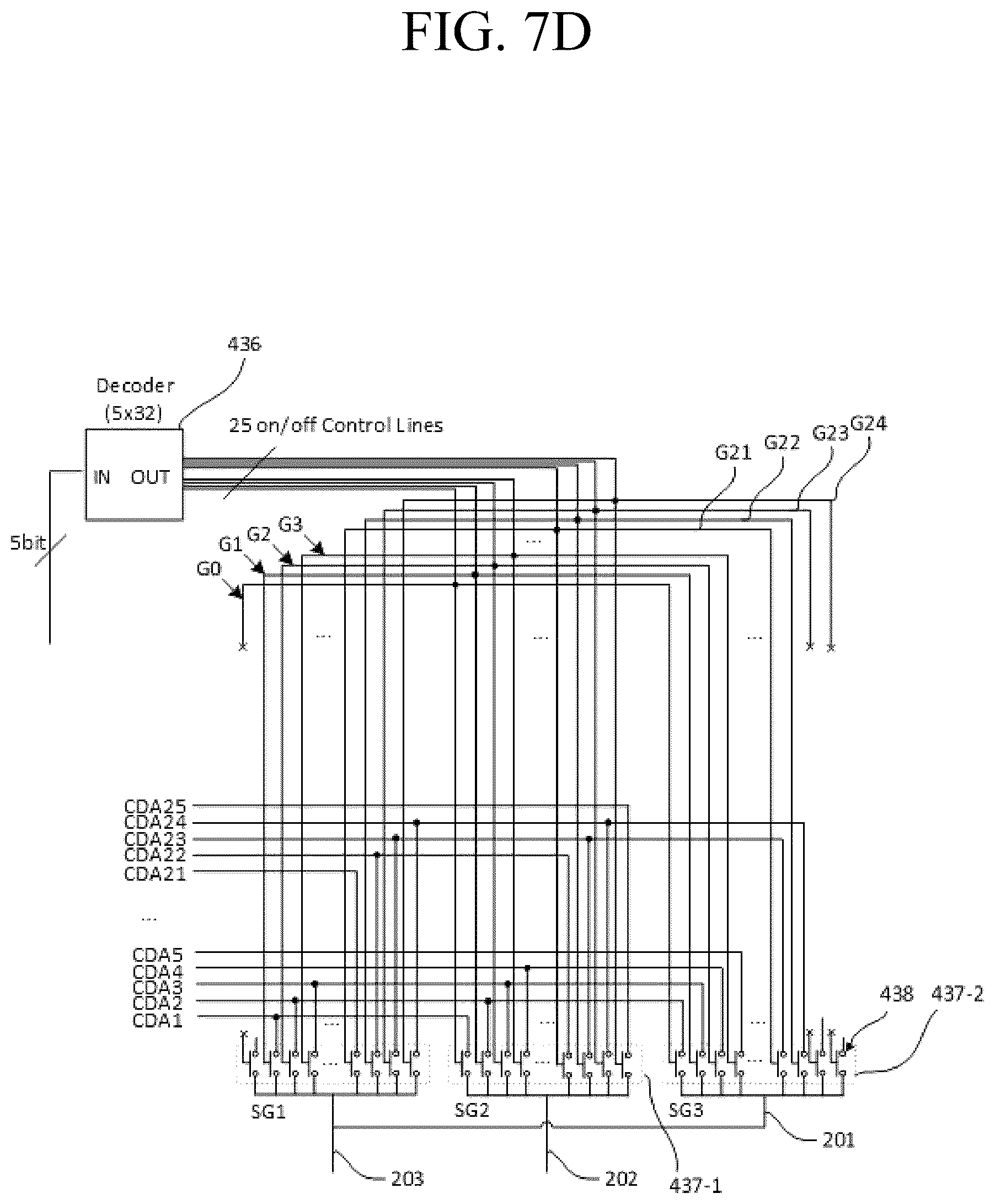 Patent US12455651 Figure 10 – Reduction of capacitance and forcing of different voltages for capacitor