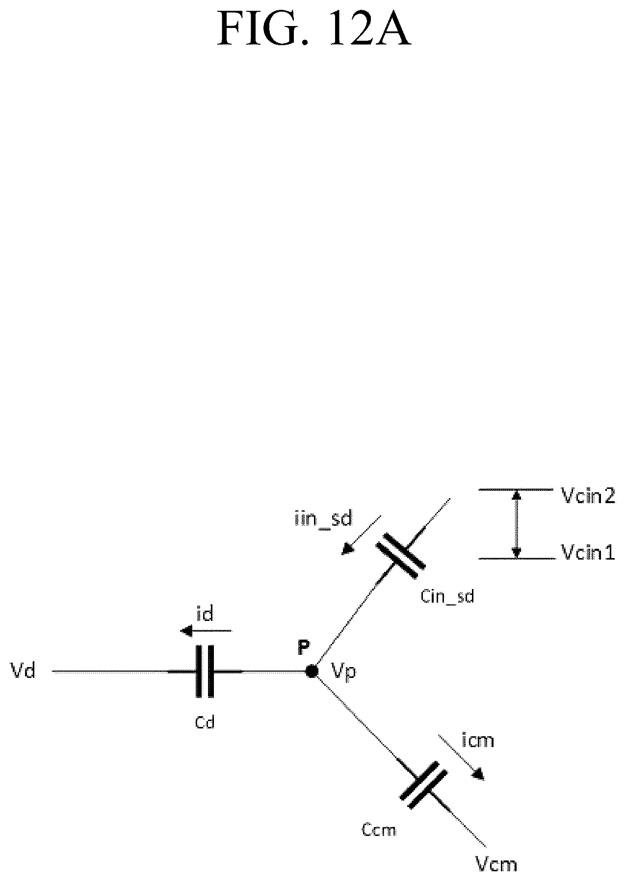 Patent US12455651 Figure 16 – Reduction of capacitance and forcing of different voltages for capacitor