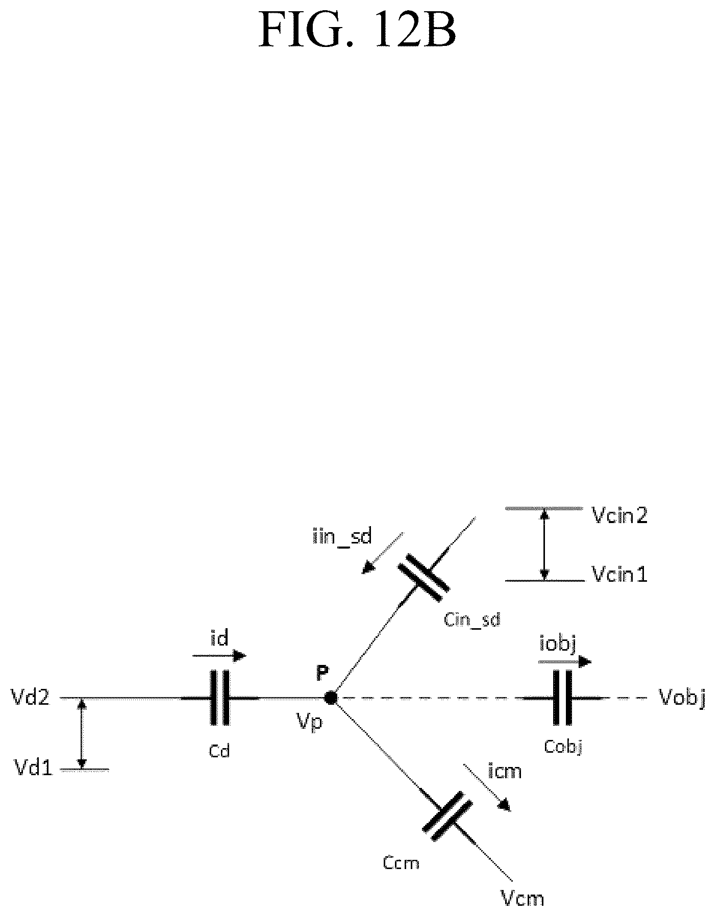 Patent US12455651 Figure 17 – Reduction of capacitance and forcing of different voltages for capacitor