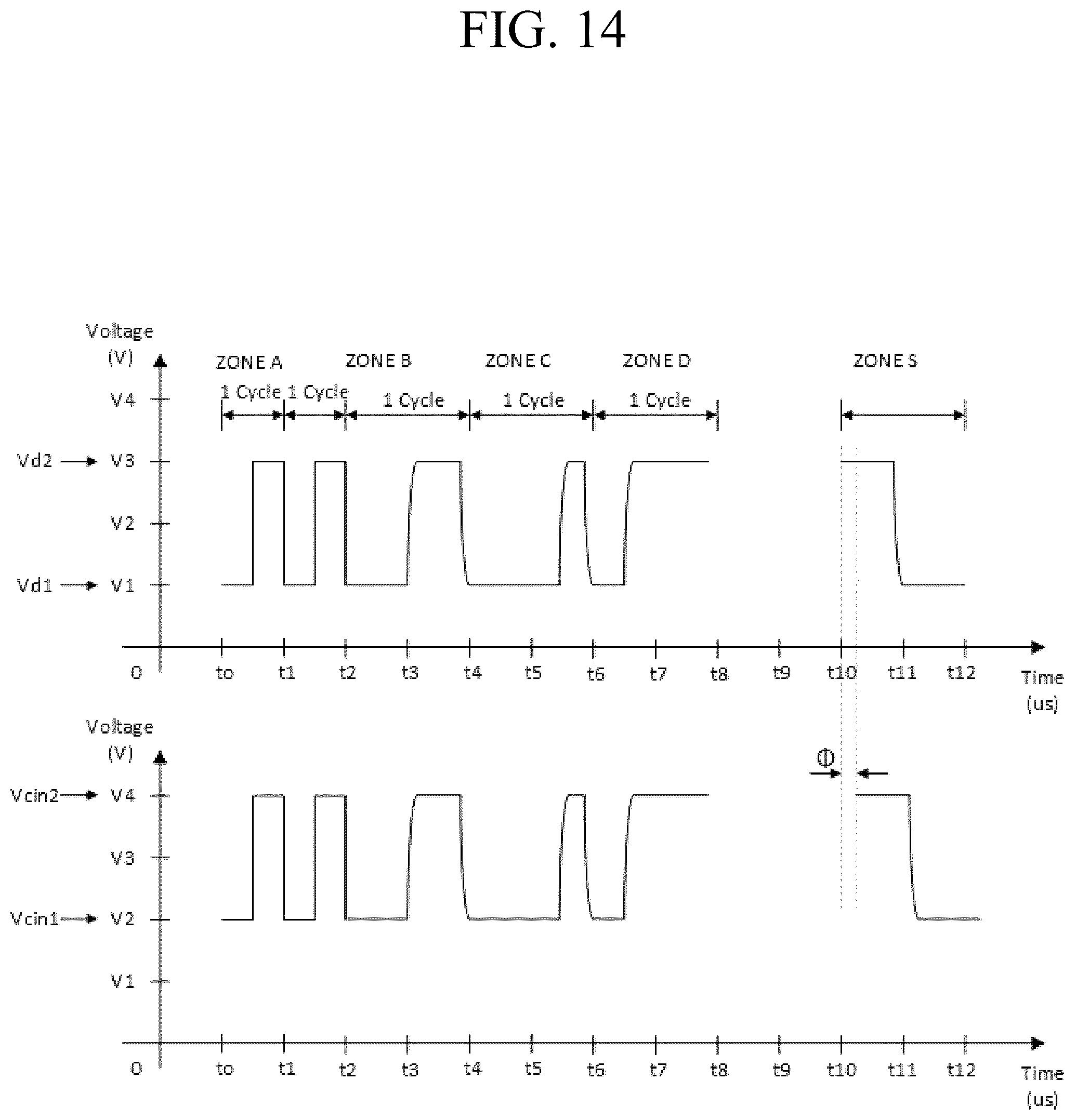 Patent US12455651 Figure 20 – Reduction of capacitance and forcing of different voltages for capacitor