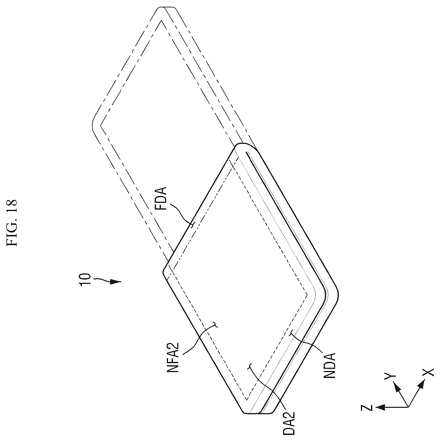 Patent US12455652 Figure 18 – Display device