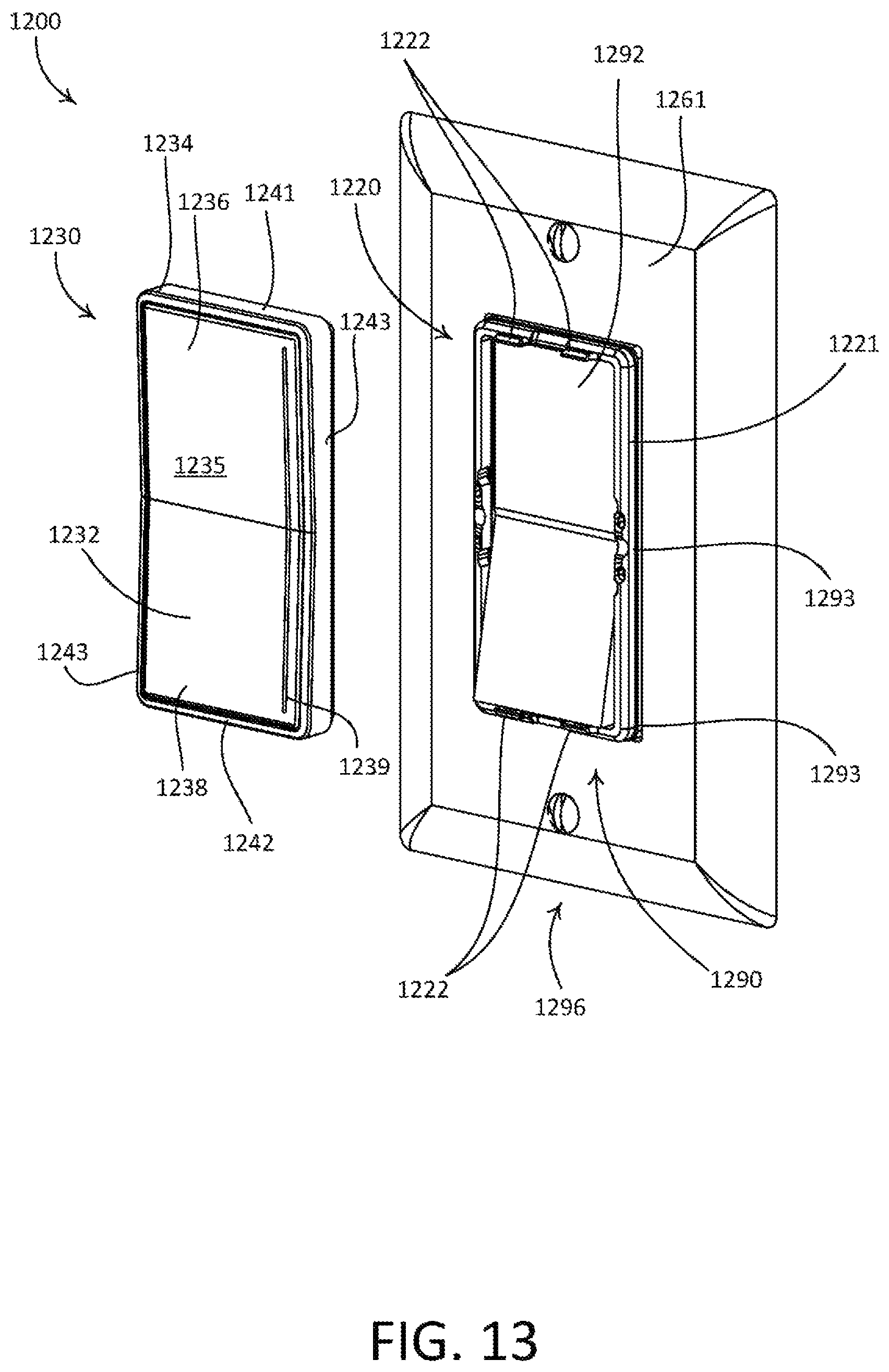 Patent US12455663 Figure 10 – Load control device responsive to non-contact actuations