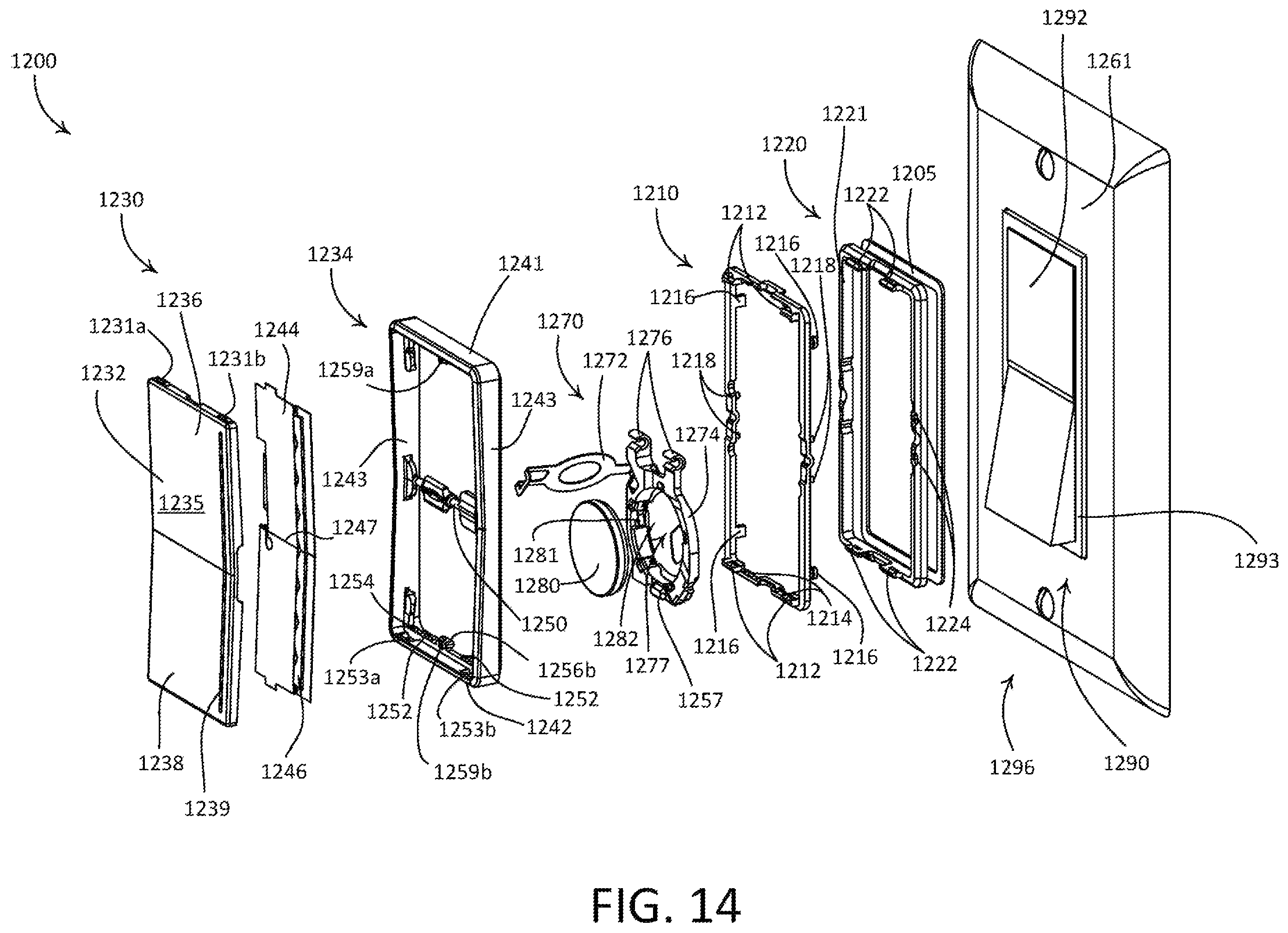 Patent US12455663 Figure 11 – Load control device responsive to non-contact actuations