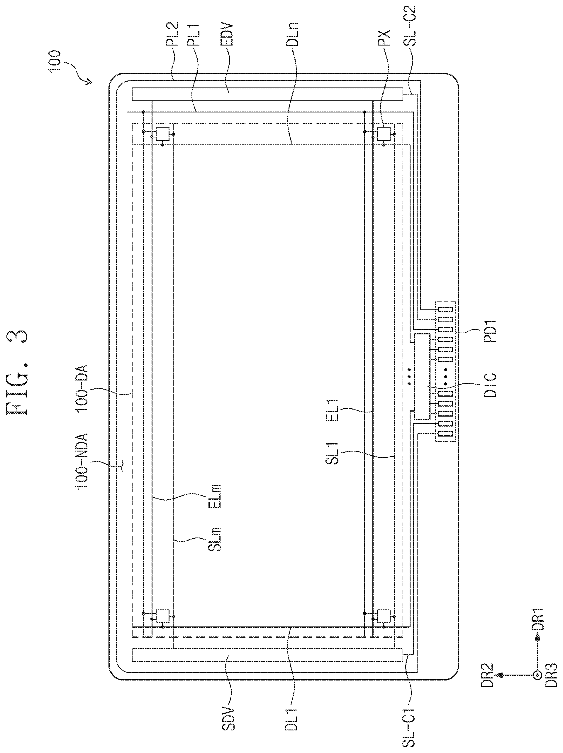 Patent US12455665 Figure 2 – Display device