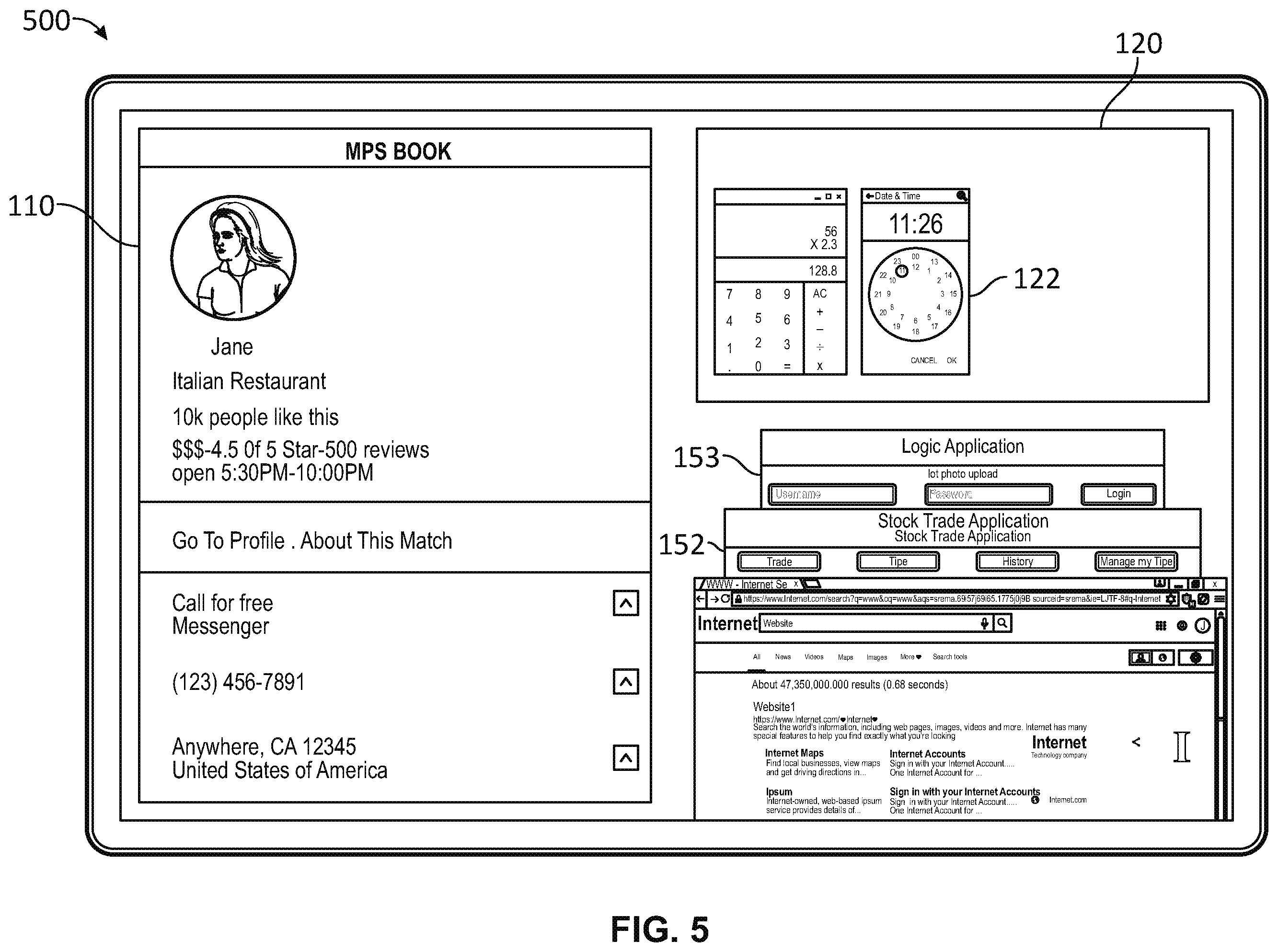 Patent US12455671 Figure 6 – Multi-spatial overview mode