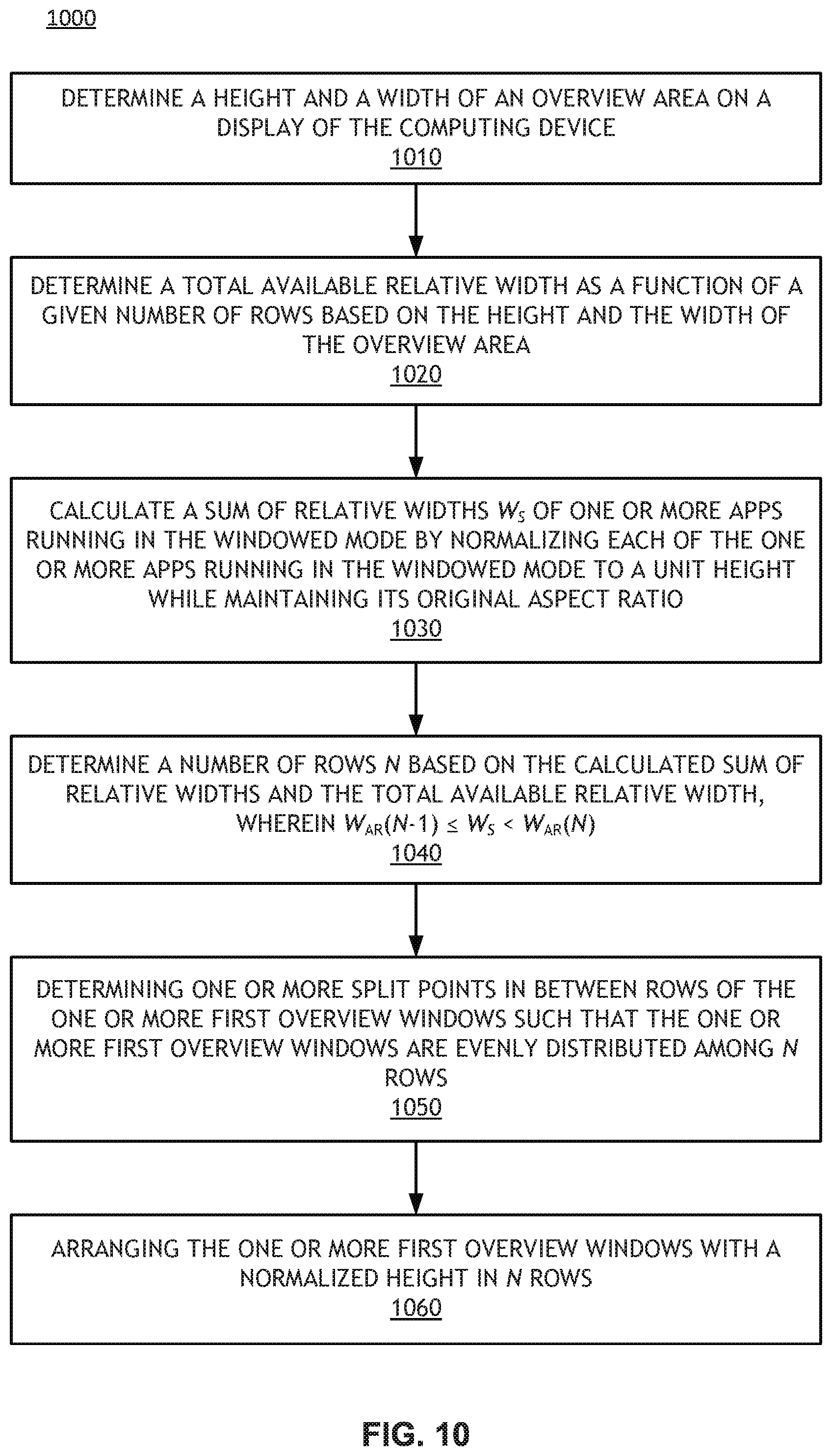 Patent US12455671 Figure 11 – Multi-spatial overview mode