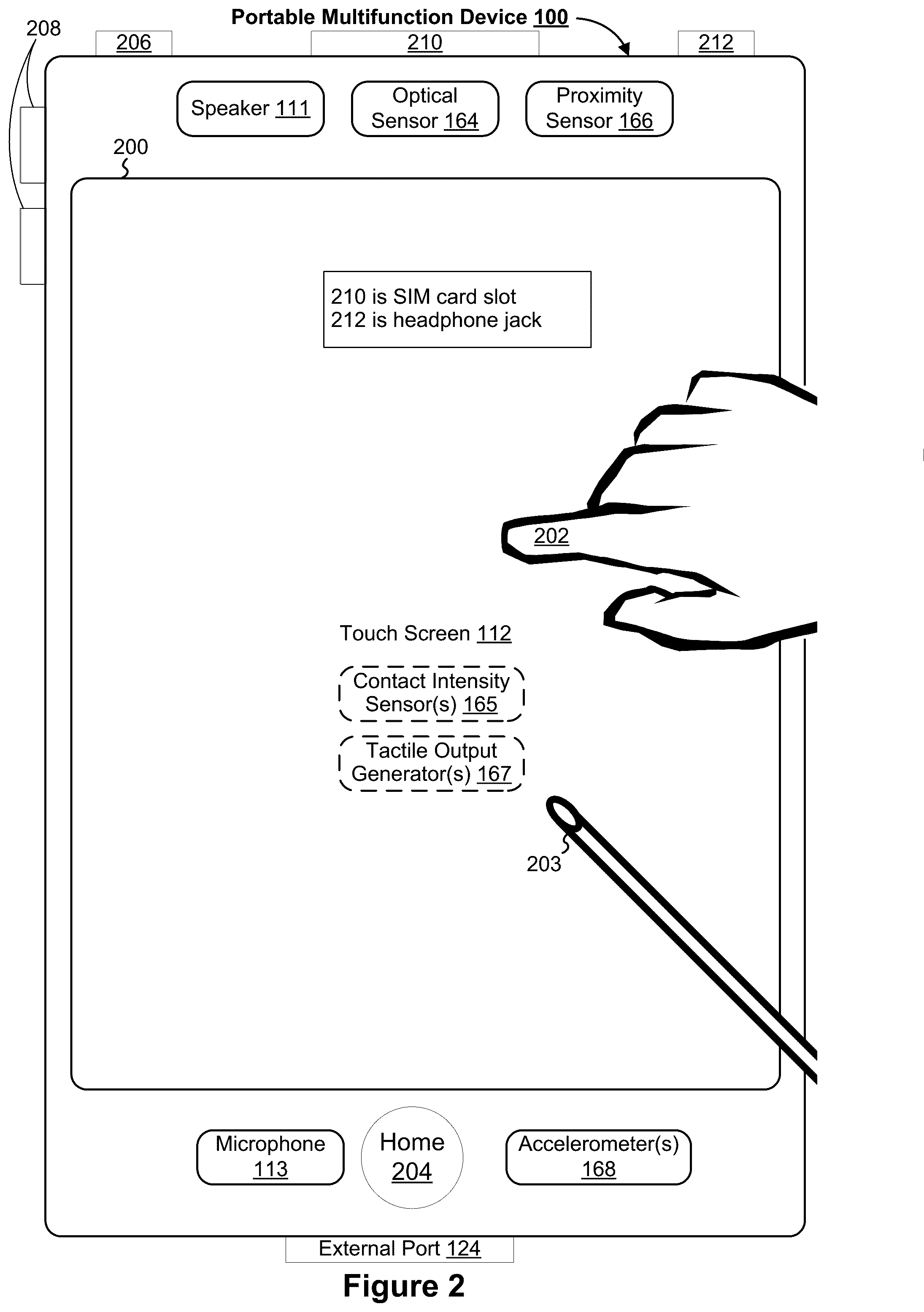 Patent US12455681 Figure 3 – Device, method, and graphical user interface for adjusting a display property of an affordance over changing background content