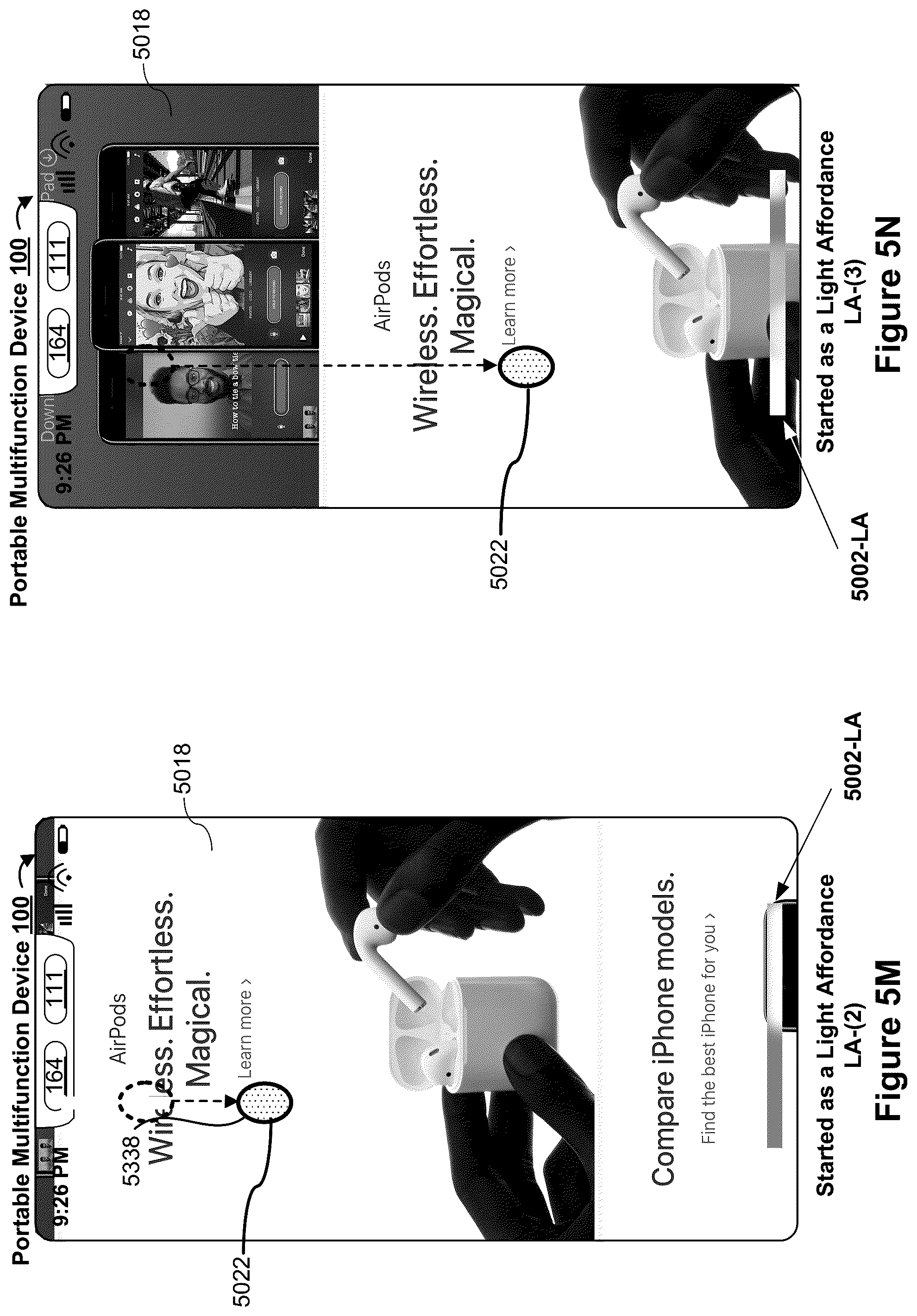 Patent US12455681 Figure 14 – Device, method, and graphical user interface for adjusting a display property of an affordance over changing background content