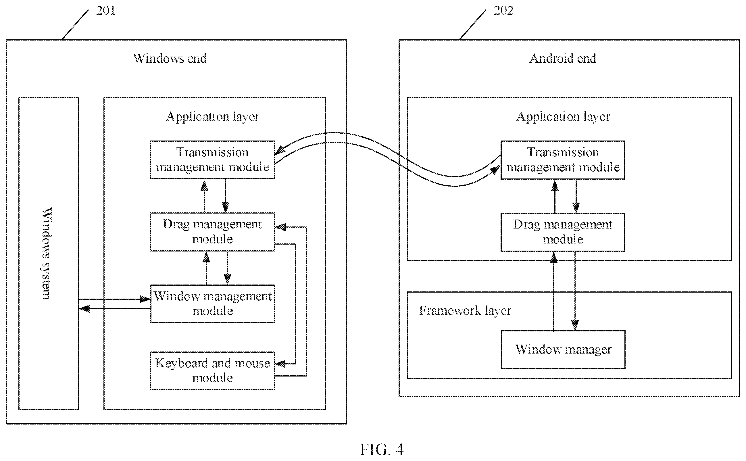 Patent US12455682 Figure 4 – Cross-device object drag method and device