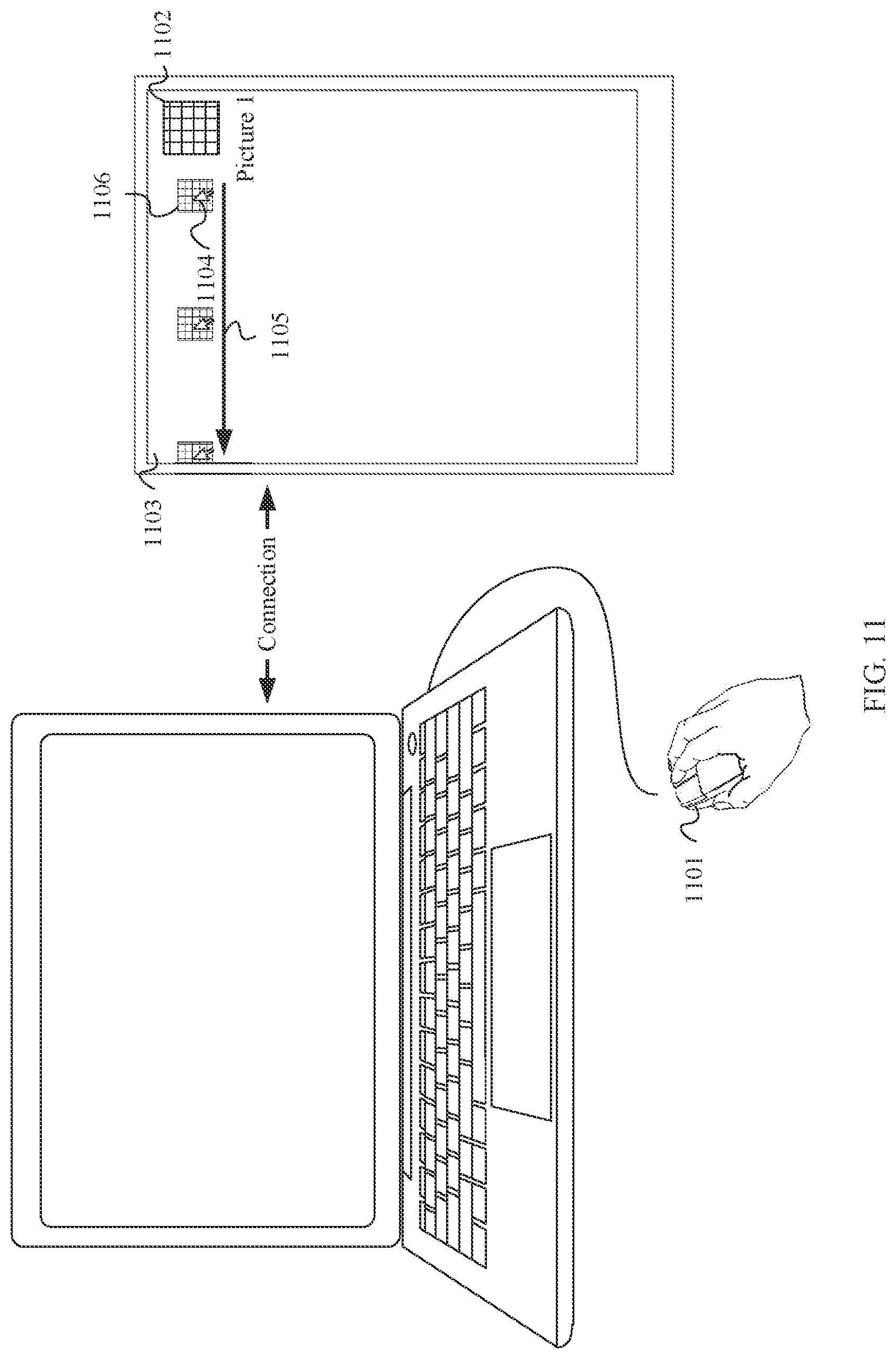 Patent US12455682 Figure 12 – Cross-device object drag method and device