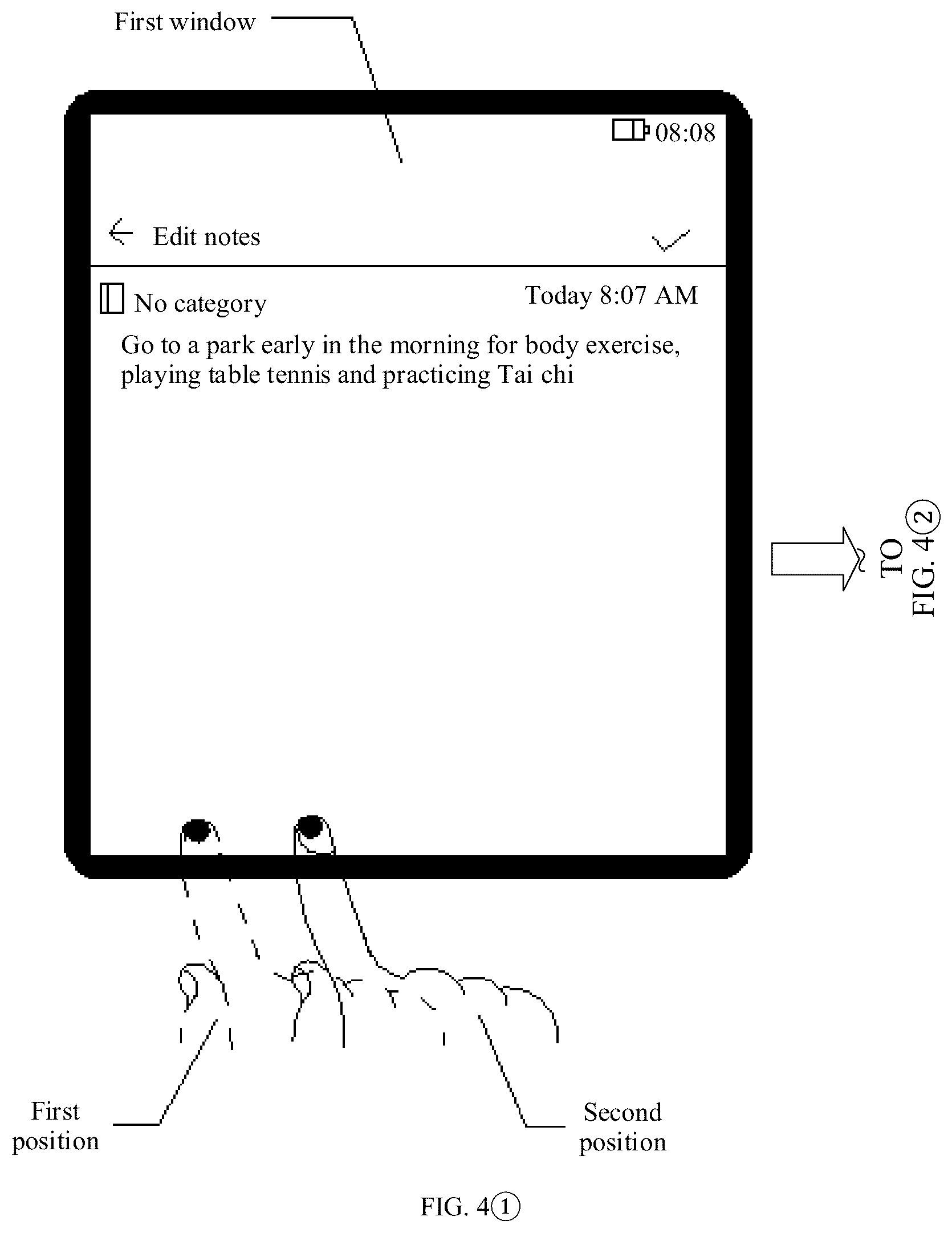 Patent US12455684 Figure 5 – Method for displaying a plurality of windows in split-screen manner, and electronic device
