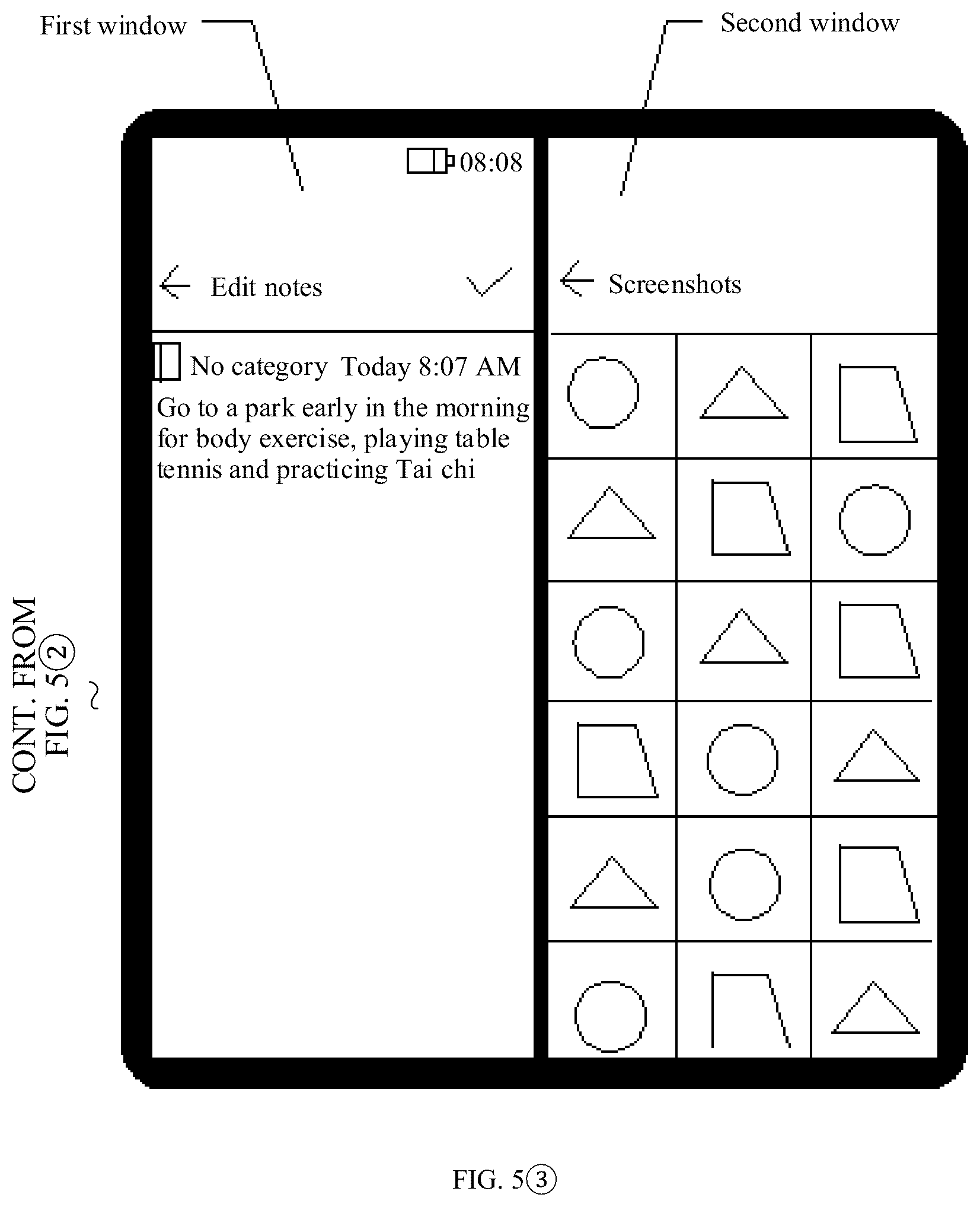 Patent US12455684 Figure 10 – Method for displaying a plurality of windows in split-screen manner, and electronic device