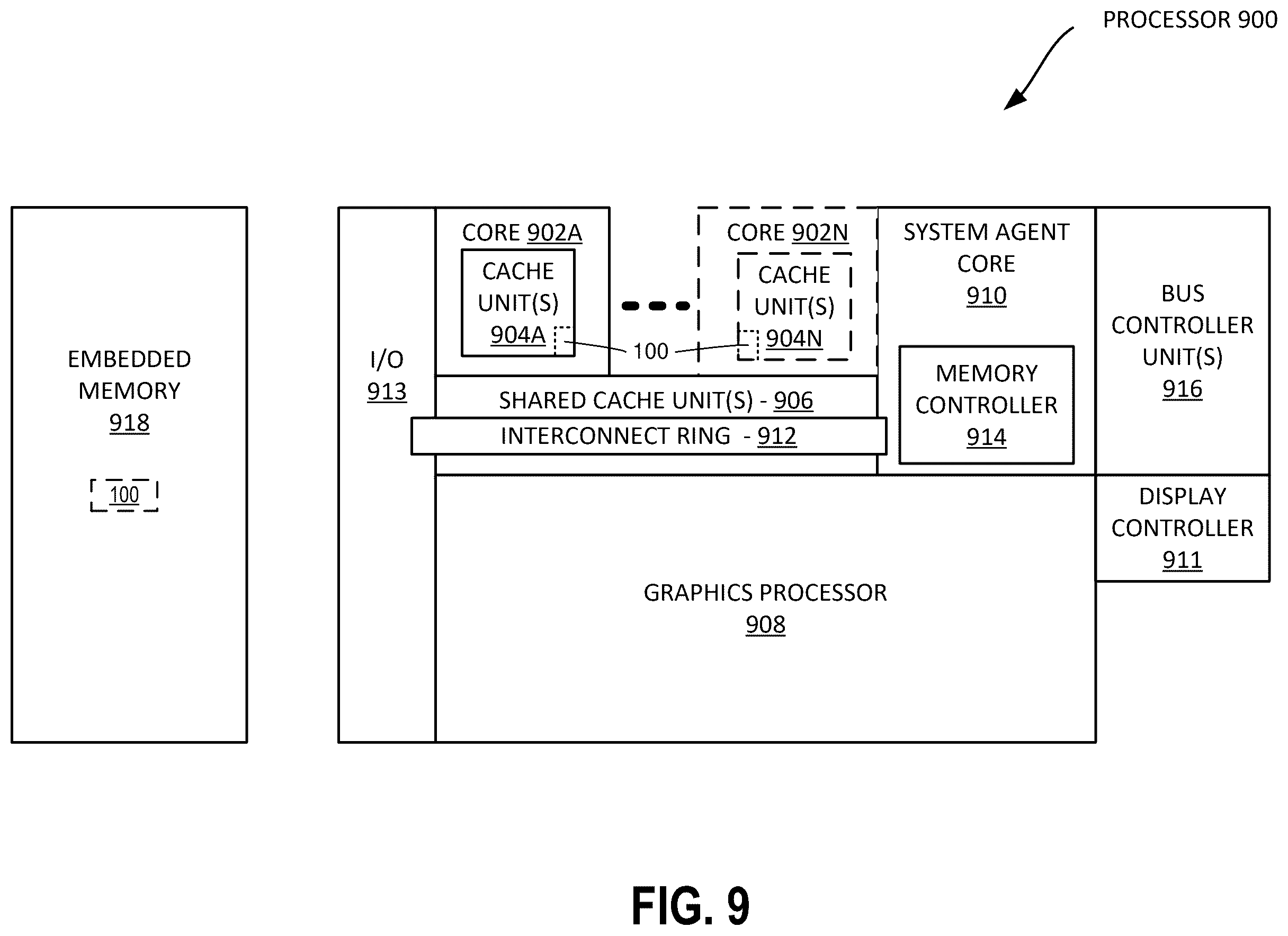Patent US12455701 Figure 9 – Scalable access control checking for cross-address-space data movement