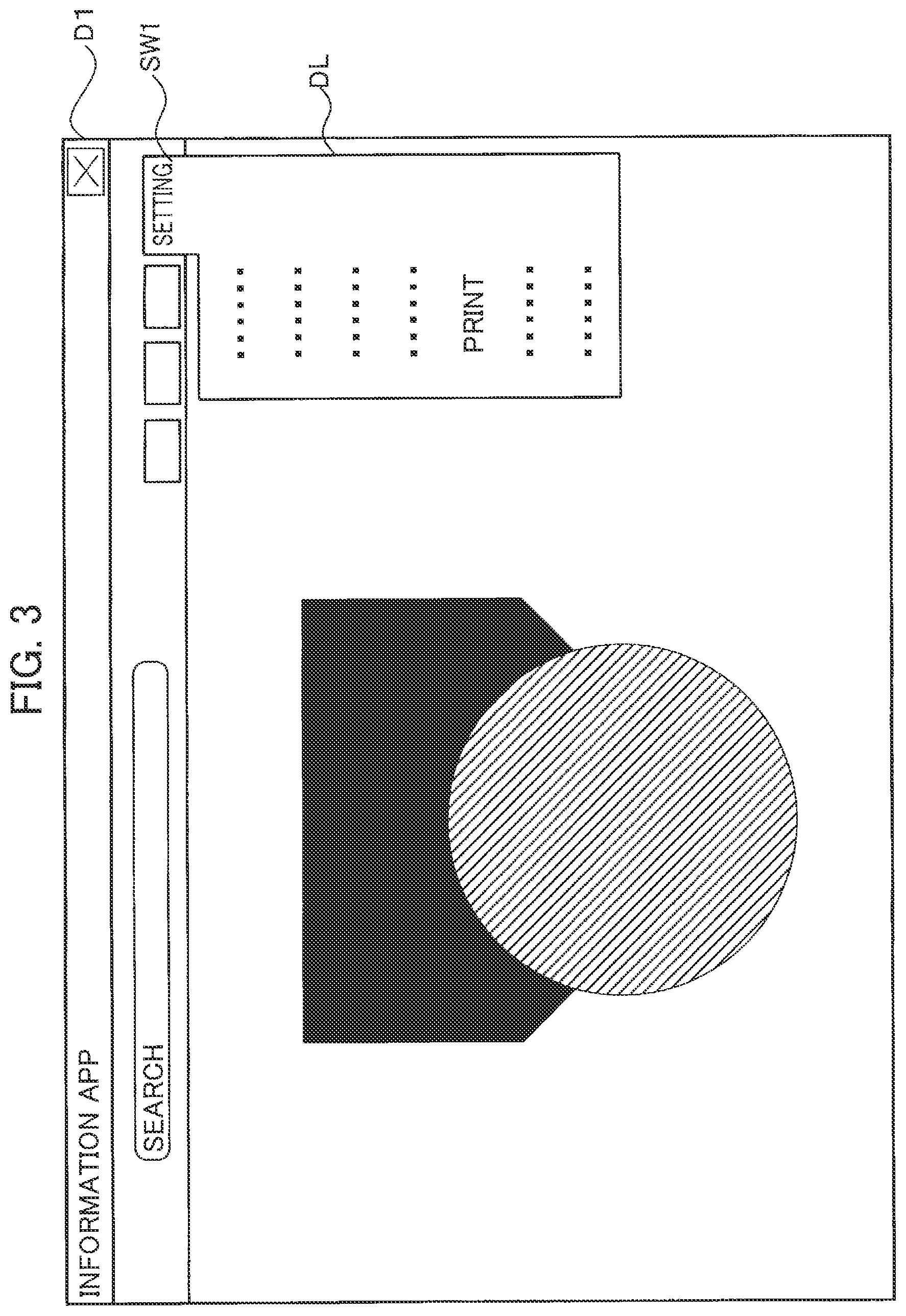 Patent US12455706 Figure 3 – Information processing device having OS-standard general-purpose printing program installed thereon that enables the device to notify user of connection error with printer