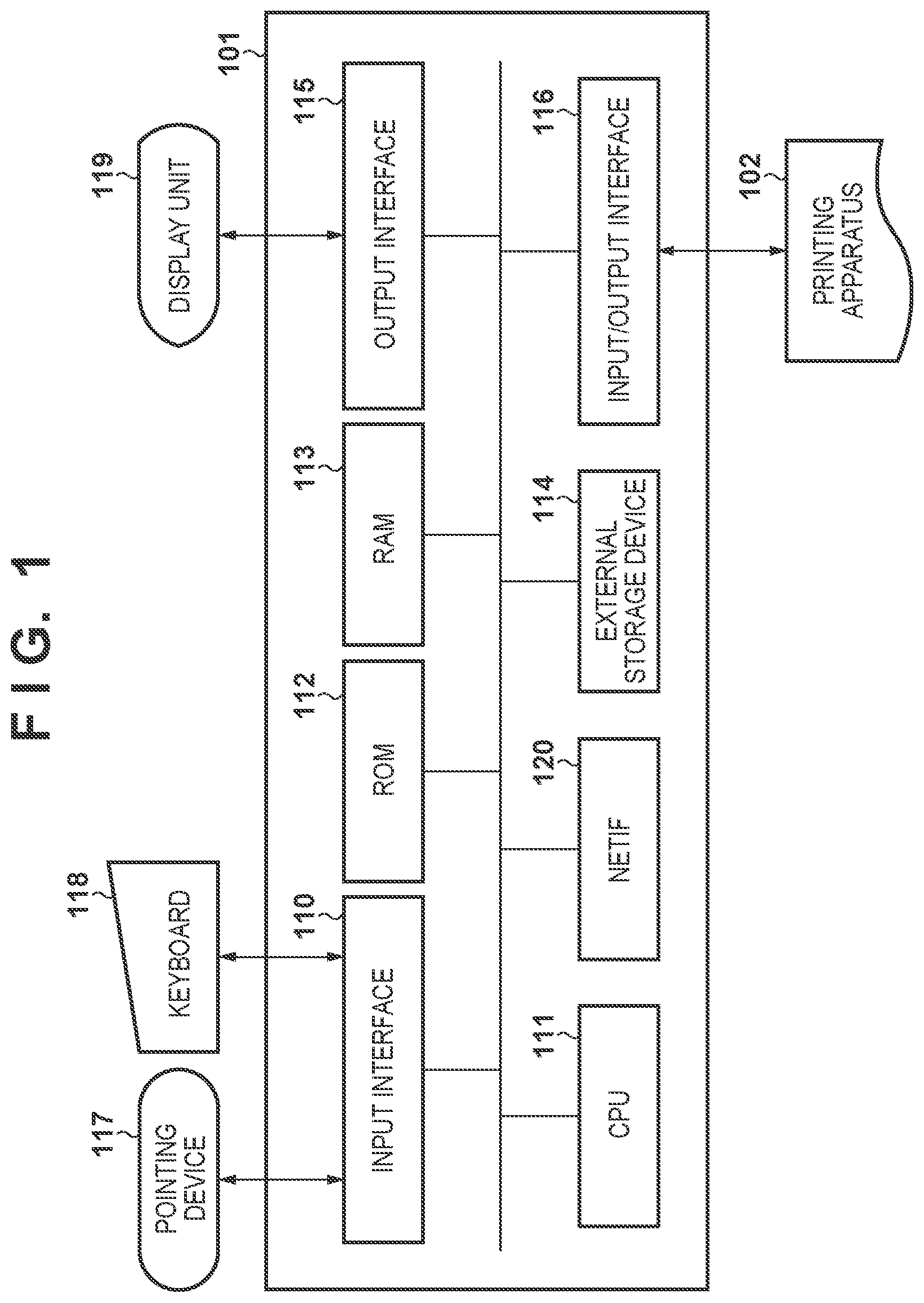 Patent US12455707 Figure 1 – Information processing apparatus, method, and non-transitory computer-readable storage medium storing program