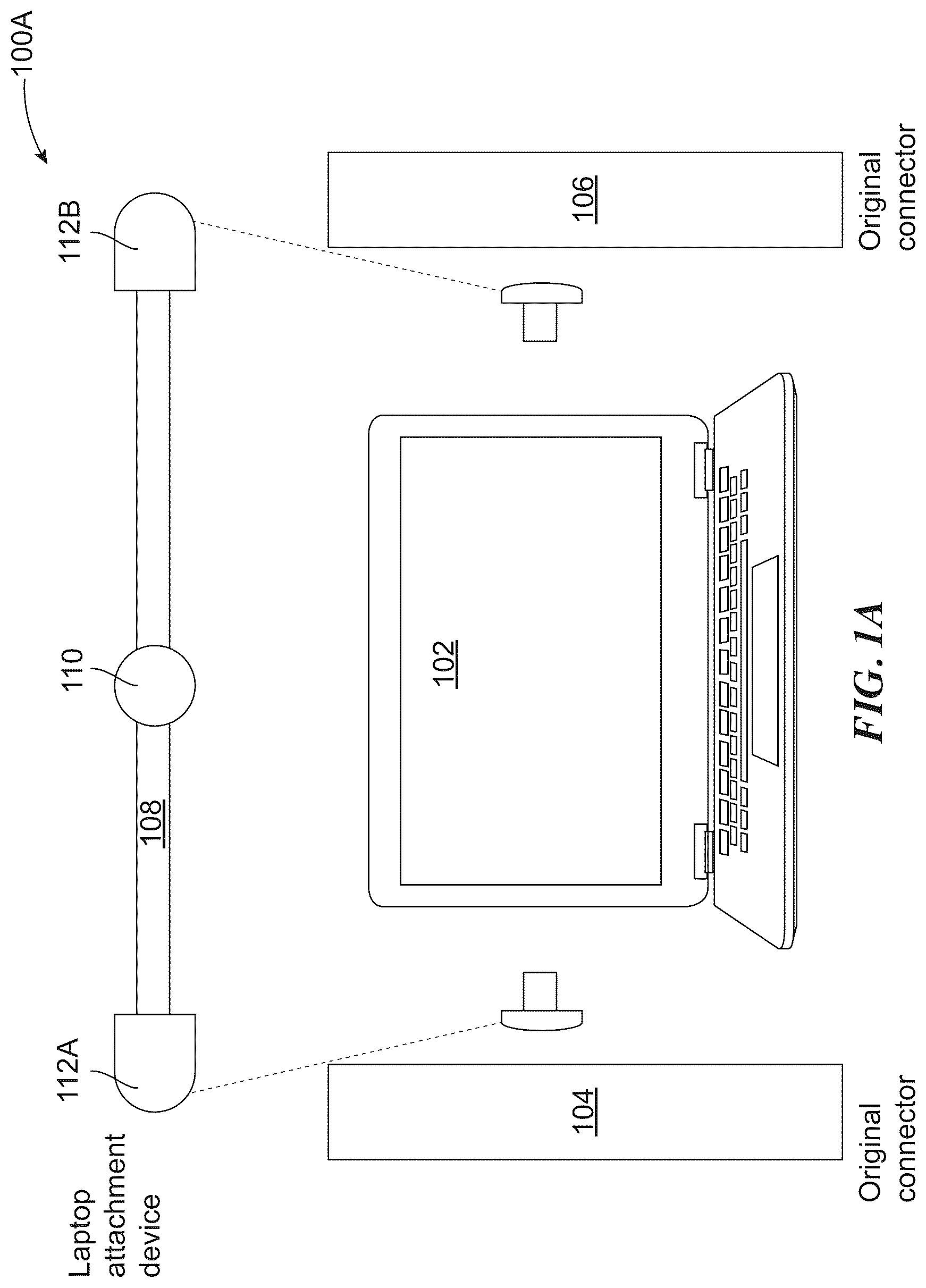 Patent US12455714 Figure 1 – Panoramic modular display systems and devices