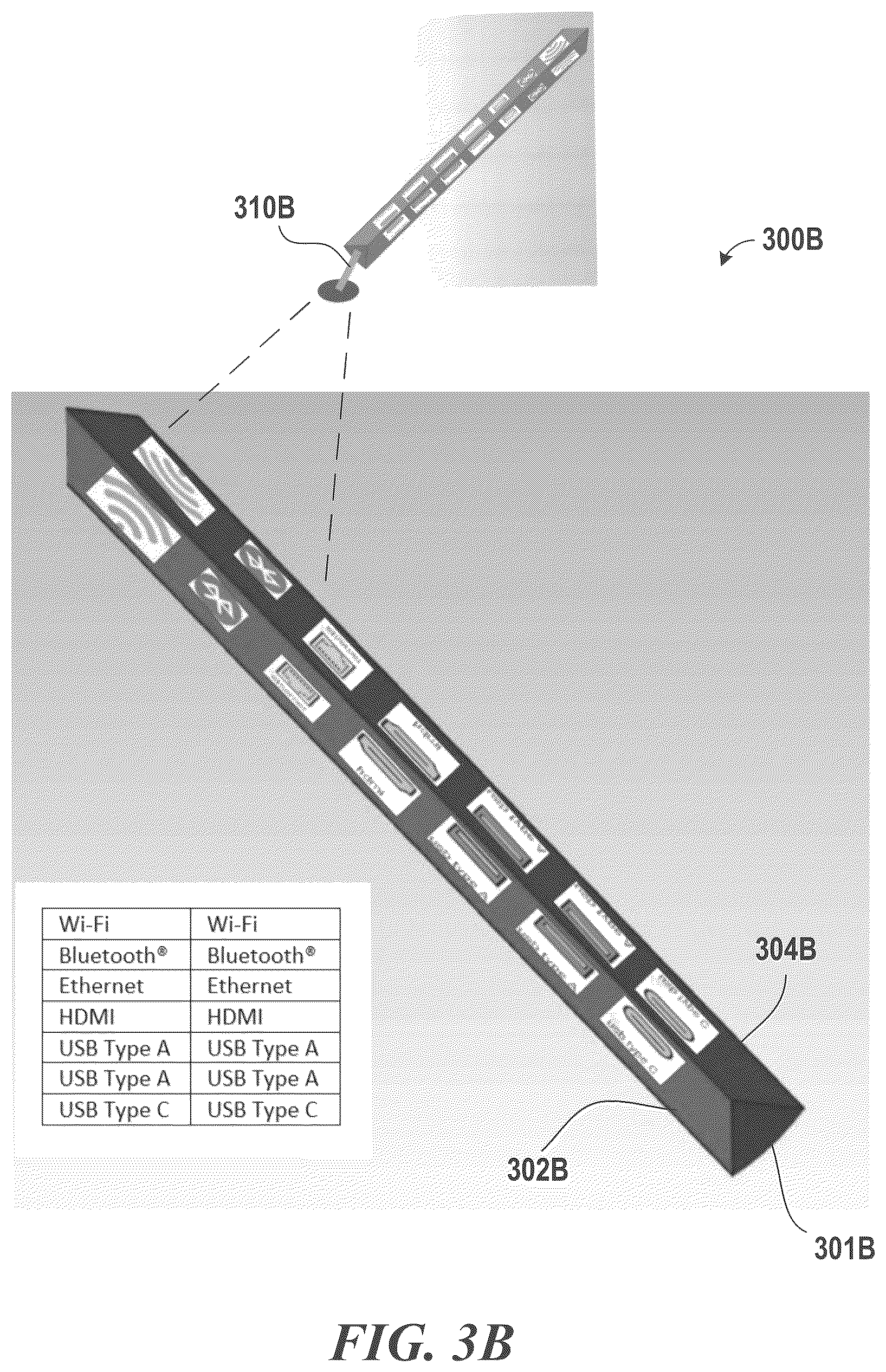 Patent US12455714 Figure 8 – Panoramic modular display systems and devices