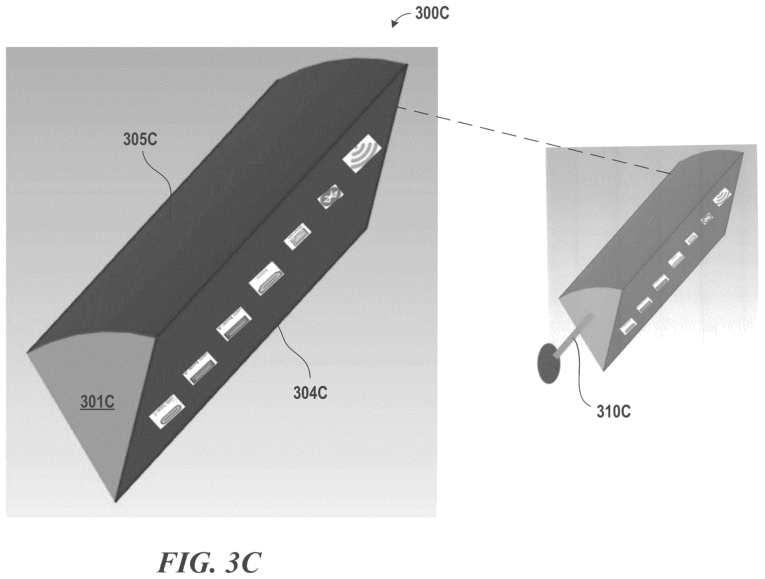 Patent US12455714 Figure 9 – Panoramic modular display systems and devices