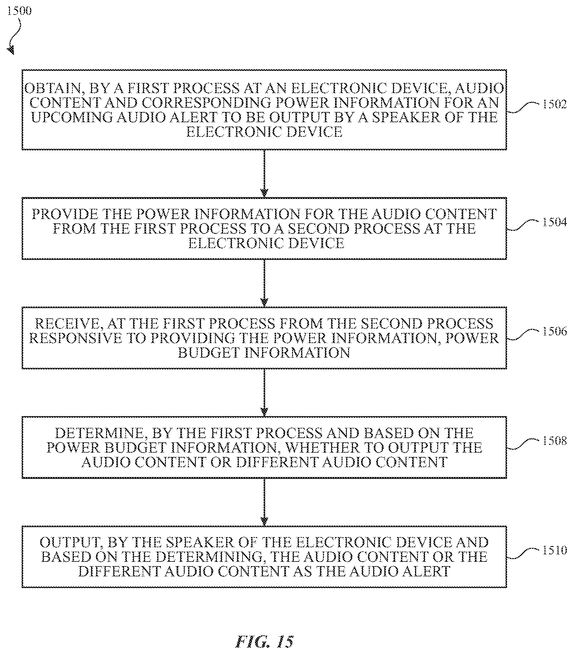 Patent US12455717 Figure 10 – Power management for audio alerts for electronic devices