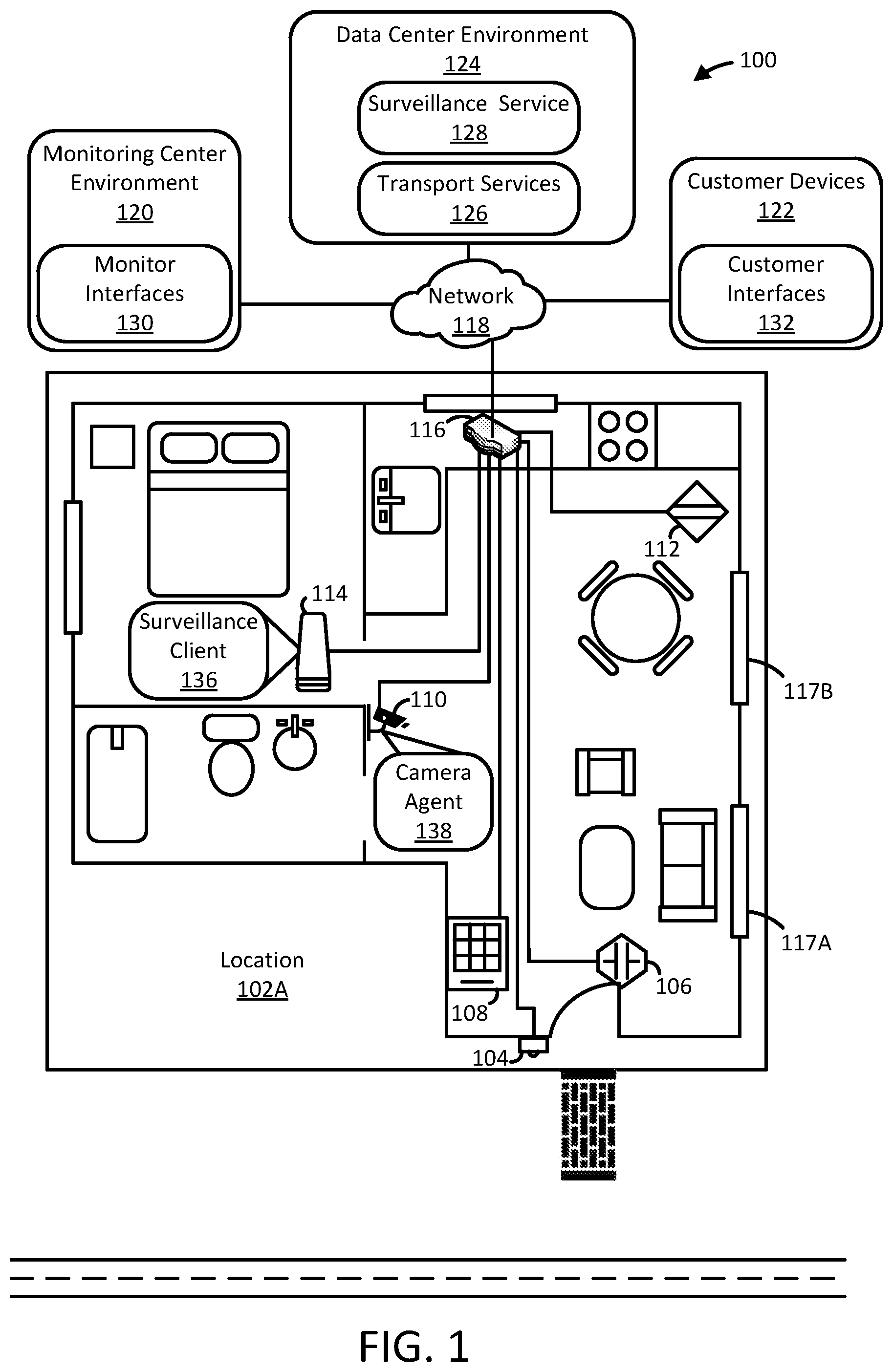 Patent US12455719 Figure 1 – Speaker control based on proximity